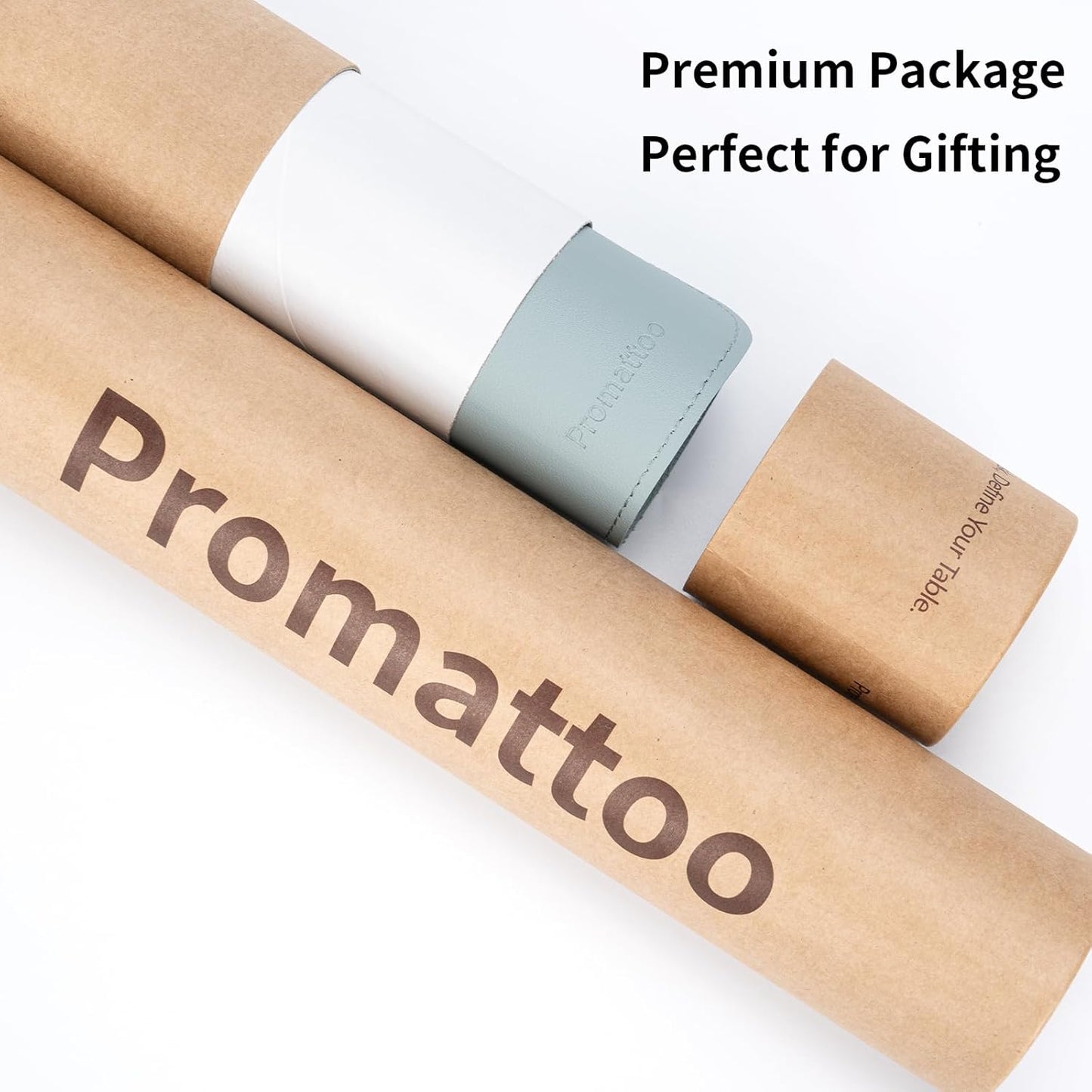 Oversized Non-Slip Desk Pad Protector – Grips Desk Firmly, Anti-Slip Like You've Never Seen! Vegan Leather Waterproof Laptop Mat for Keyboard & Mouse – Large Office Pad– Morning Fog Blue