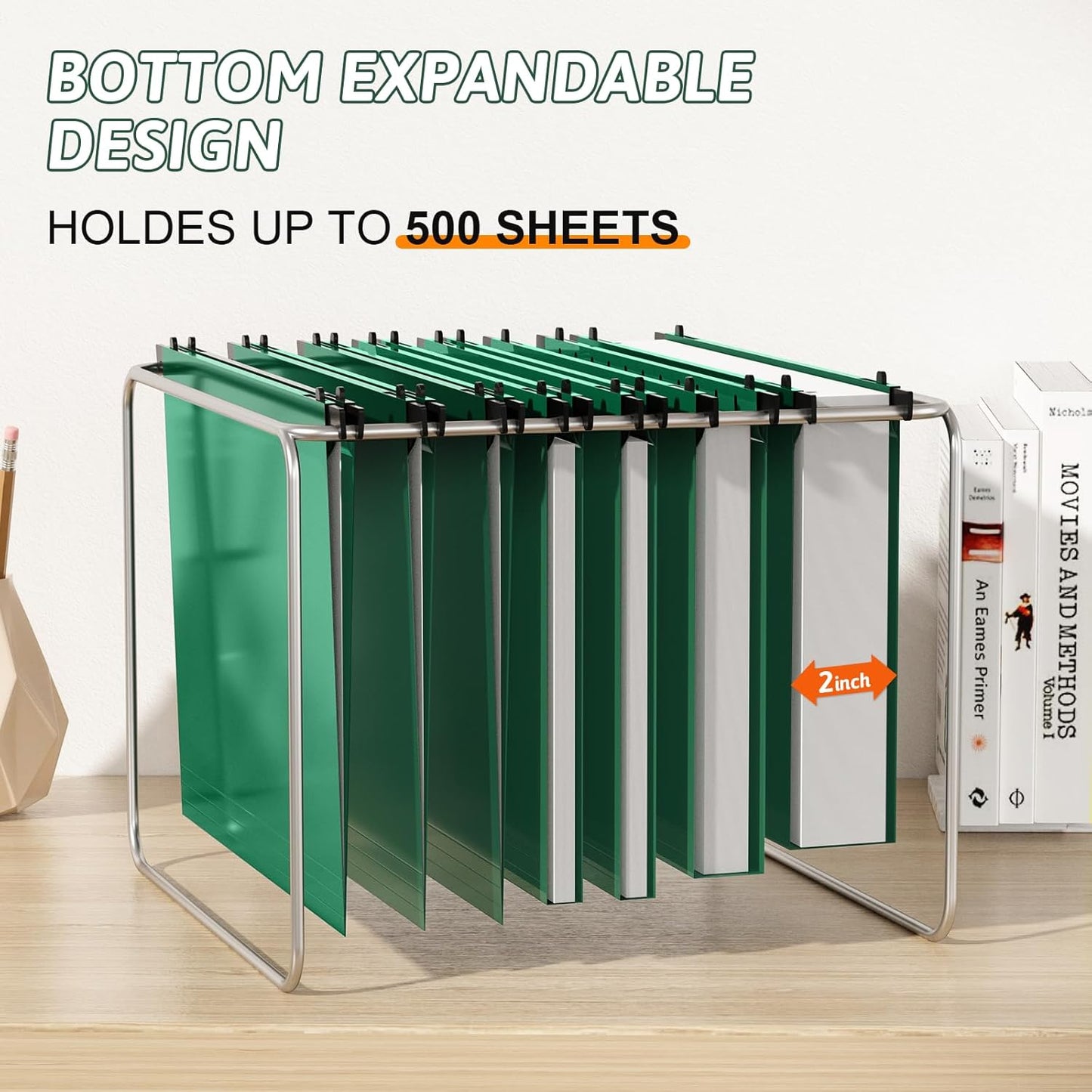 Plastic Hanging File Folder Letter Size,12 Pack Reinforced Heavy Duty Hanging Folders,Sturdy File Cabinet Folders,Green Hanging File Folders with Tabs,Hanging Folders for Filing Cabinet