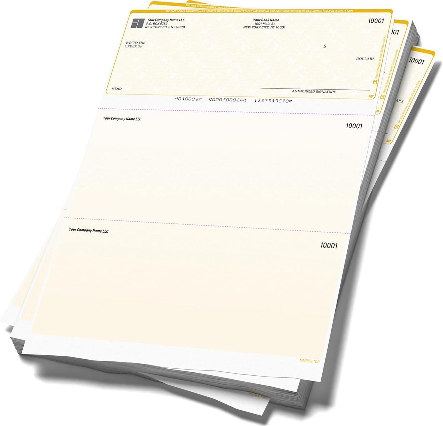 Computer Checks Compatible W/QB Check On Top [250 Sheets]