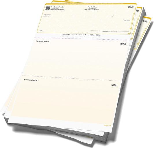 Computer Checks Compatible W/QB Check On Top [250 Sheets]