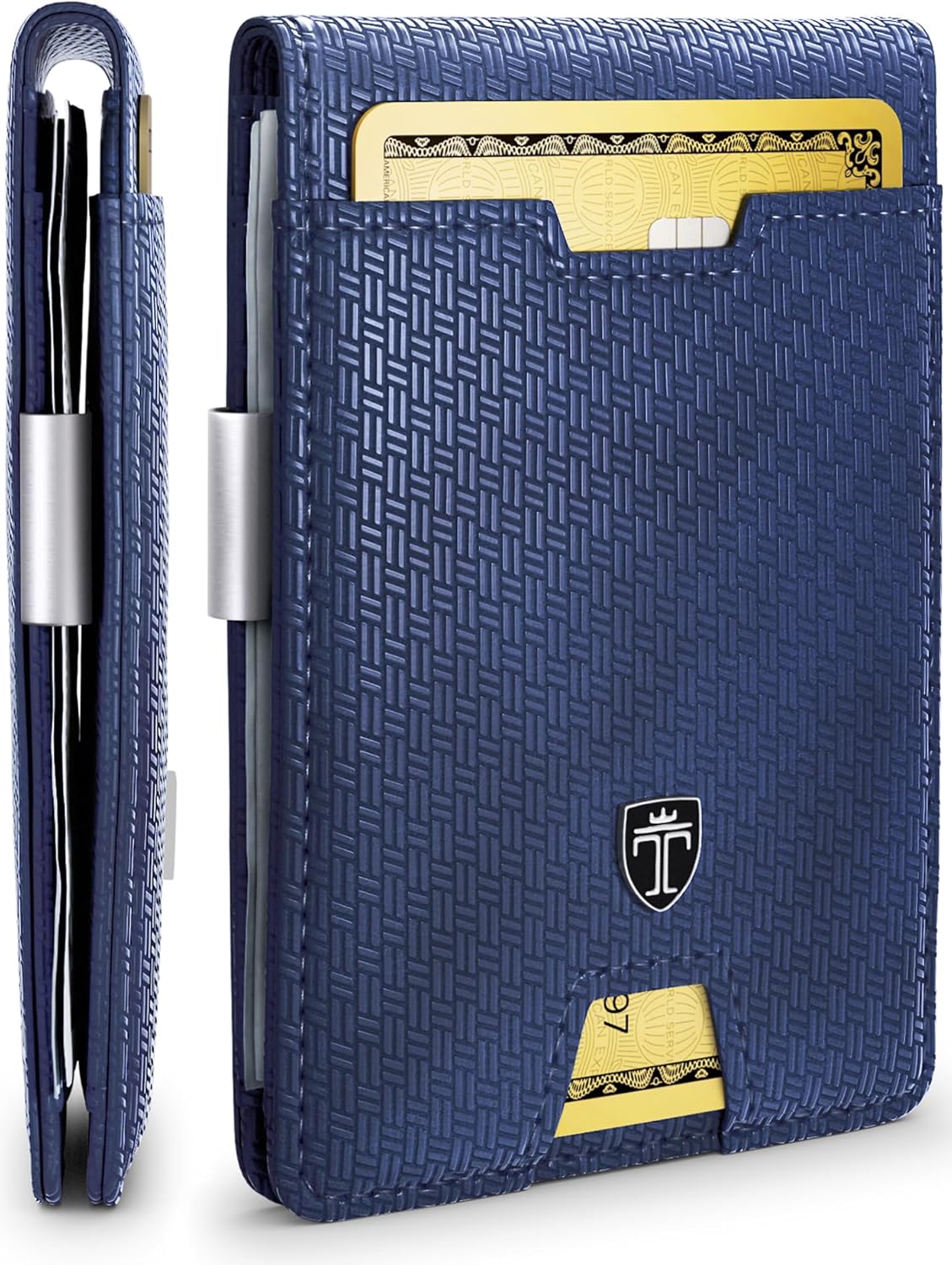 TRAVANDO Mens Wallet with Money Clip AUSTIN RFID Blocking Bifold Credit Card Holder for Men with Gift Box