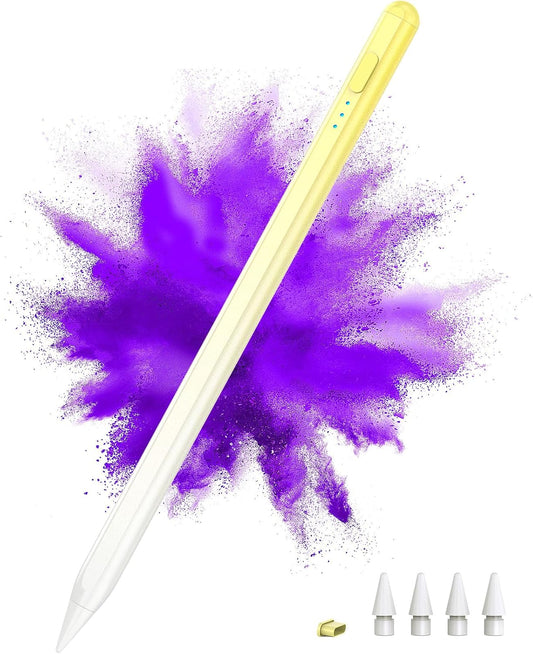 Apple iPad Pencil Alternative, 15Min Fast Charge, Palm Rejection & Tilt Sensitivity for iPad 2018-2024, Pro 12.9/11/13", "M4, Air 5/4/3/11"-13", Mini 6/5