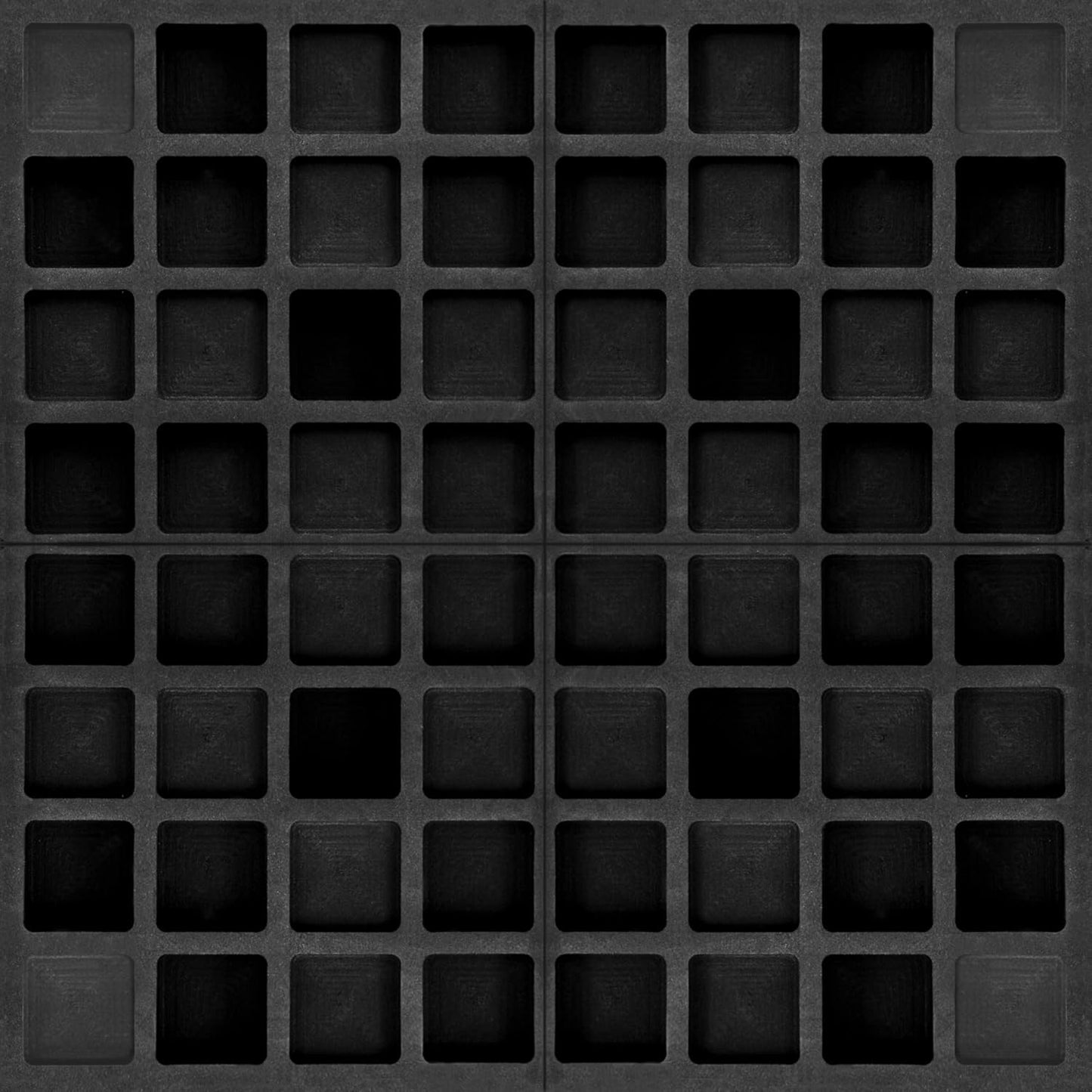 4pcs EVA Acoustic Diffusers 12"x12"x2" (Total 24"x24"x2"), Waffle Style Sound Diffuser Panels for Home Studio and Wall Art, QRD Room Acoustic Treatment (Black)