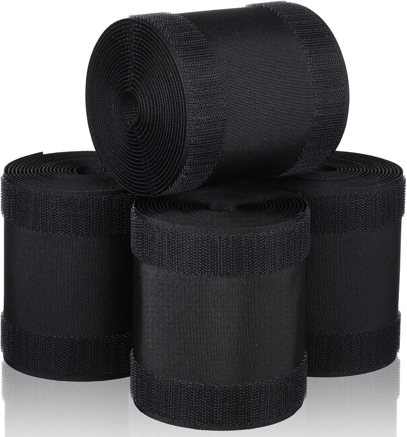 WILLBOND Carpet Cord Cover Cable Grip Floor Cover Cable Protector Management Only for Commercial Office Carpet(Black,39.37 ft)