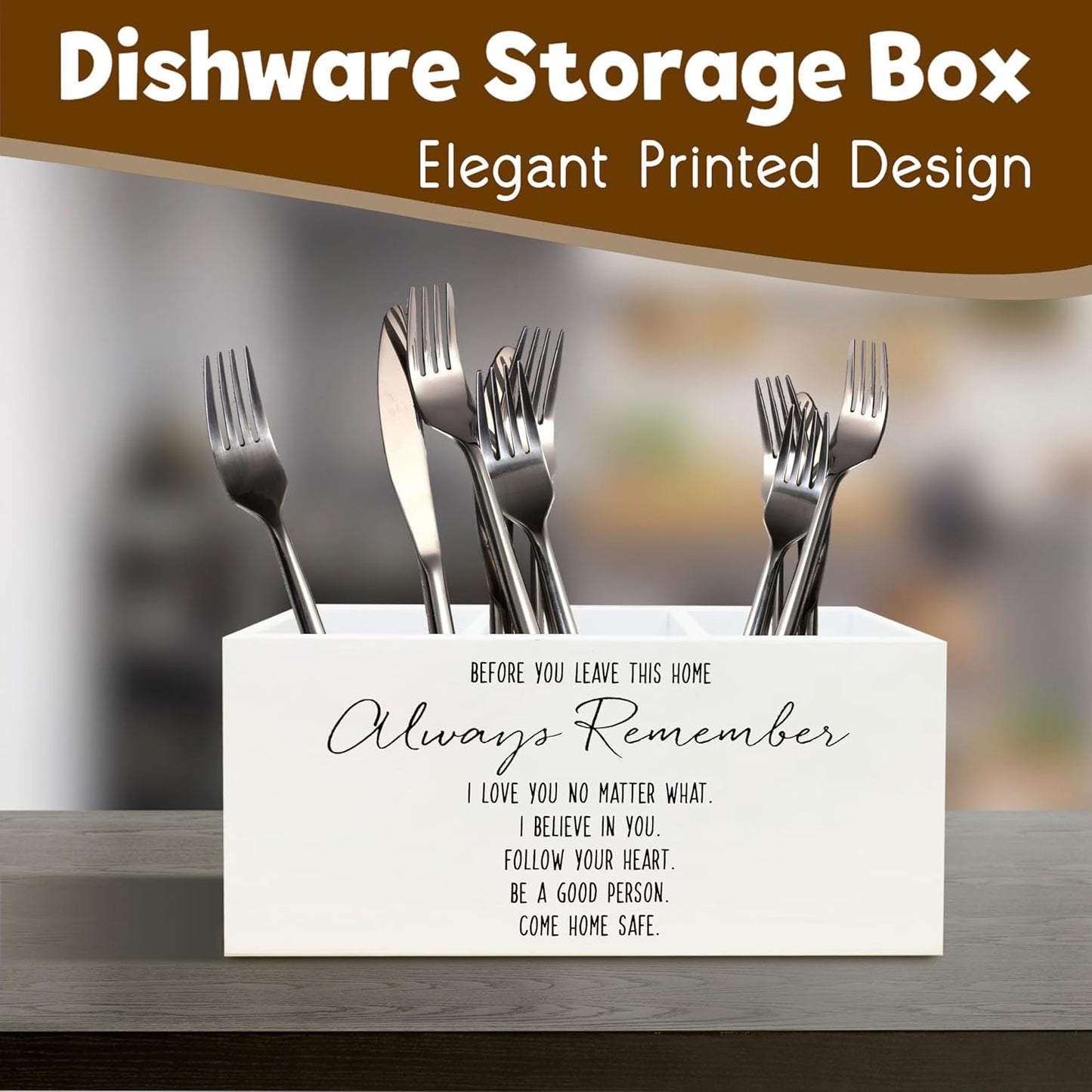 Before You Leave This Home Sign Pen Holder, Entryway Decor, Gifts for Families Loved Ones, Sentimental Family Love Quote Wooden Pencil Holder Organizer for Home Entryway Room Desk Accessories