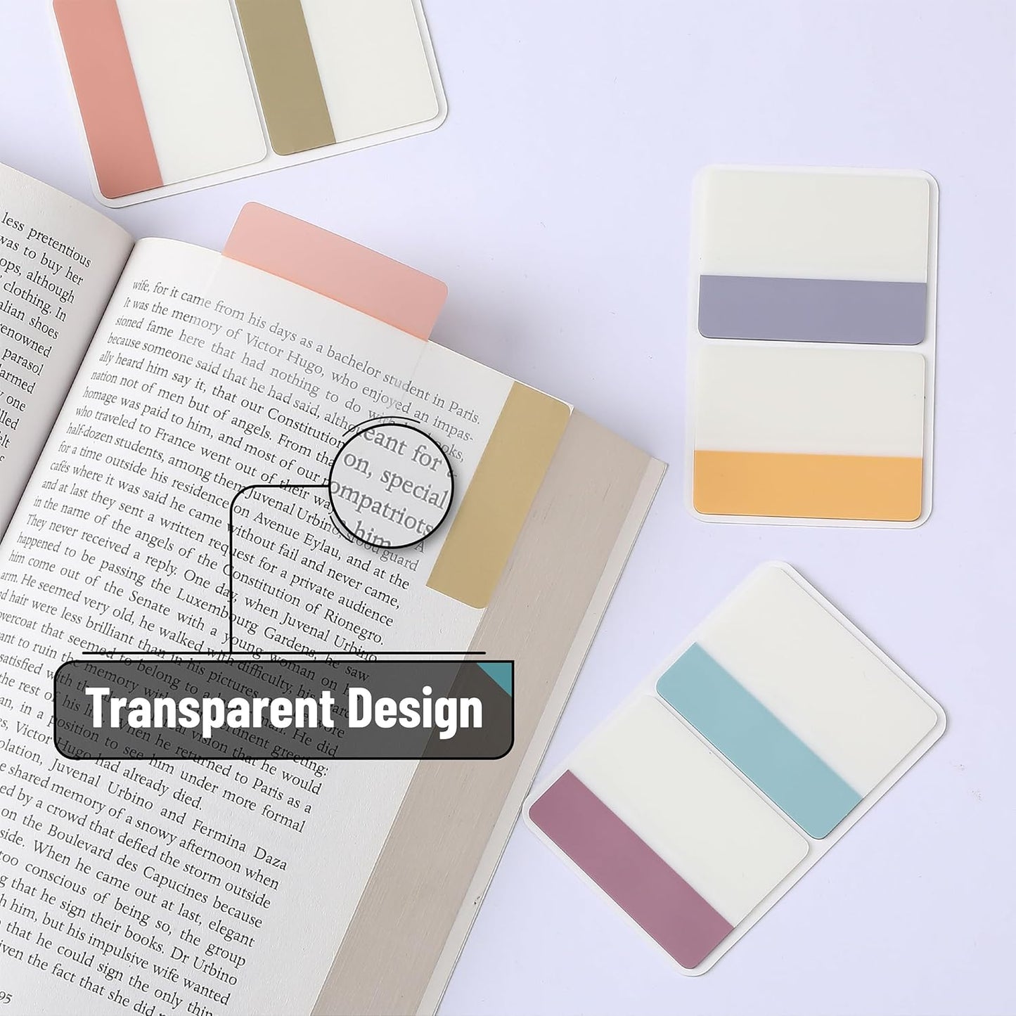 Mr. Pen- Sticky Index Tabs, 500 Pcs, 21 Sets, Colorful Sticky Tabs for Notebooks, Page Markers, Page Tabs for Binders, Page Tabs Sticky Tabs for Books, Notebook Tabs, Book Sticky Tabs for Notebooks