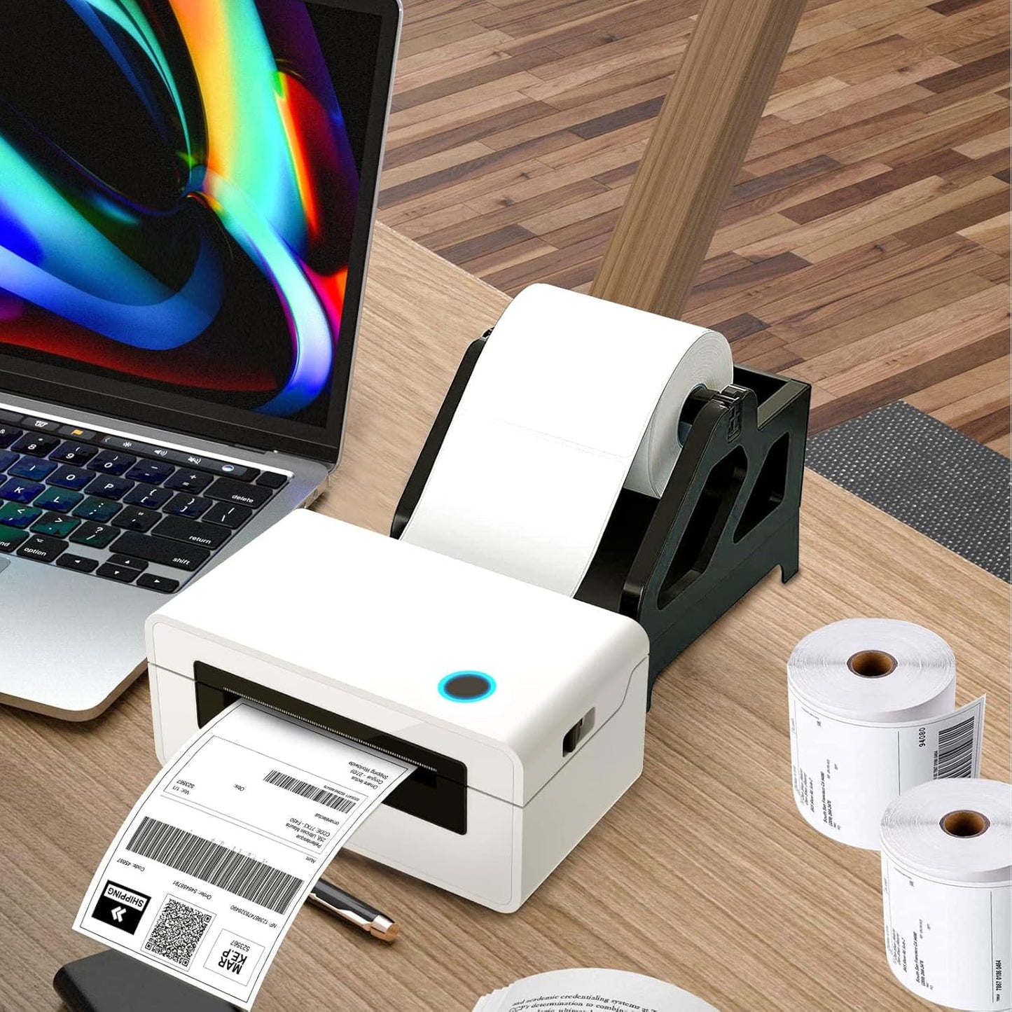 4x6 Thermal Labels - 3000 Labels, Industrial, Direct Thermal, Perforated, Postage, Shipping, Compatible with Zebra, MUNBYN, Polono, USPS, UPS, FedEx, DHL, Amazon, eBay & PAYPAL