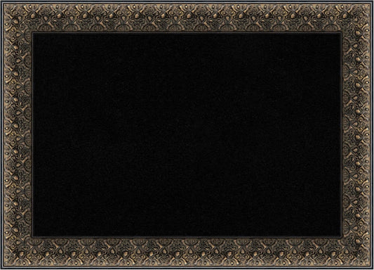 Amanti Art Black Cork Board for Wall, 21x29 Vision Board with Black Wood Frame, Medium Corkboard Office Decor for Home Organization, Traditional Corkboard Pinboard to Display Items for Home
