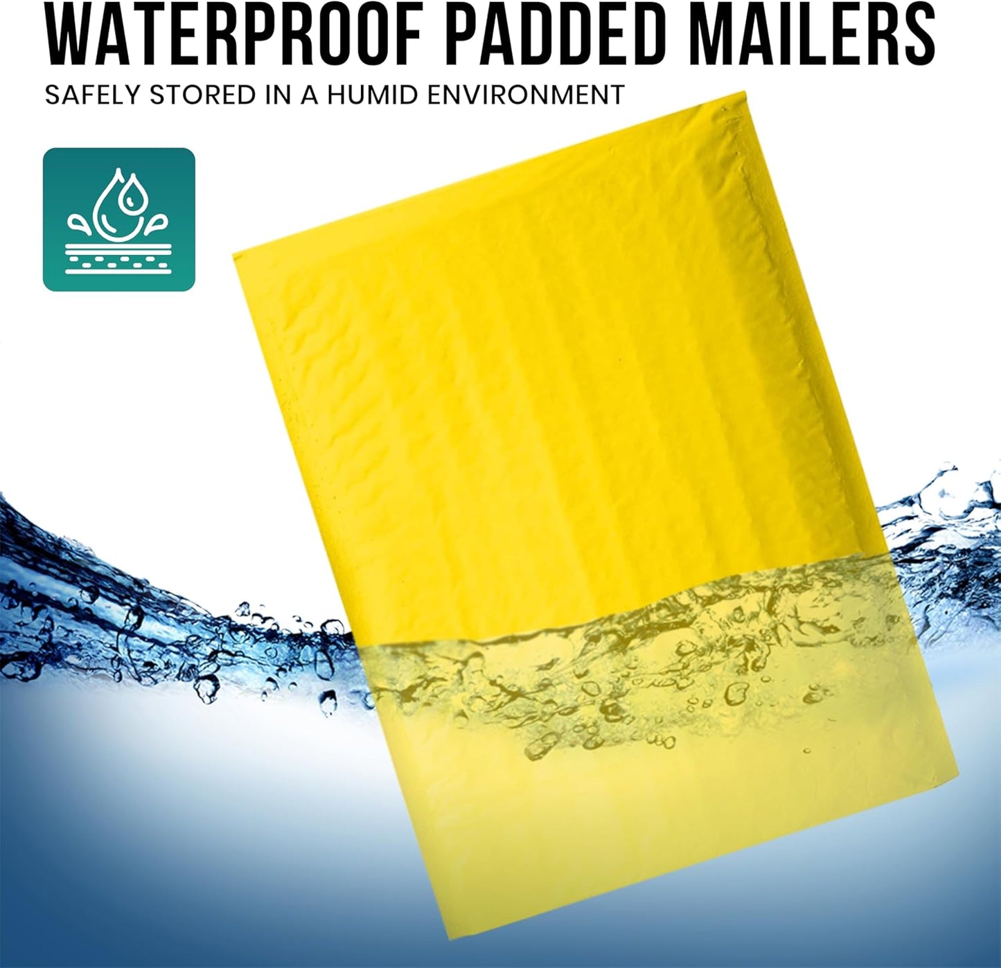 Levex - #0000 4" x 6" [10 Pack] Yellow Poly Bubble Mailers, Padded Envelope Mailers, Packing Envelope & Mailing Bags for Shipping