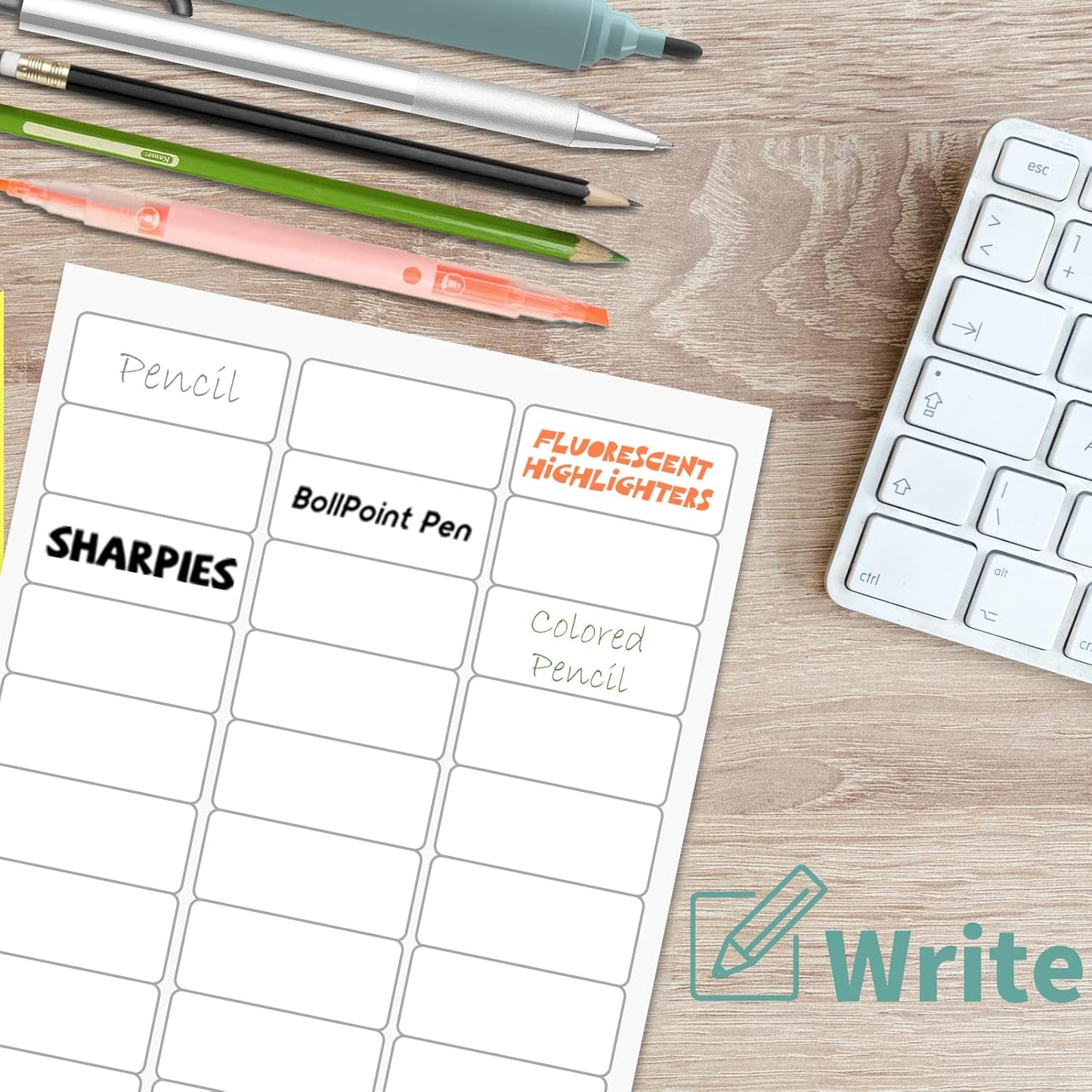 1" x 2-5/8" Address Labels, 30 up Blank Shipping Labels, 250 Sheets Address Mailing Sticker Labels for Laser and Inkjet Printers (7500 Labels)