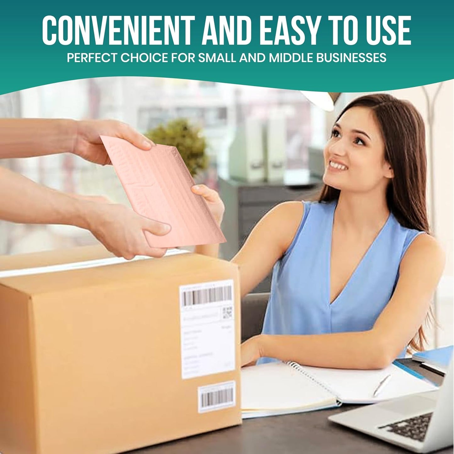 Levex - #0 6" x 10" [10 Pack] Light Pink Poly Bubble Mailers, Padded Envelope Mailers, Packing Envelope & Mailing Bags for Shipping