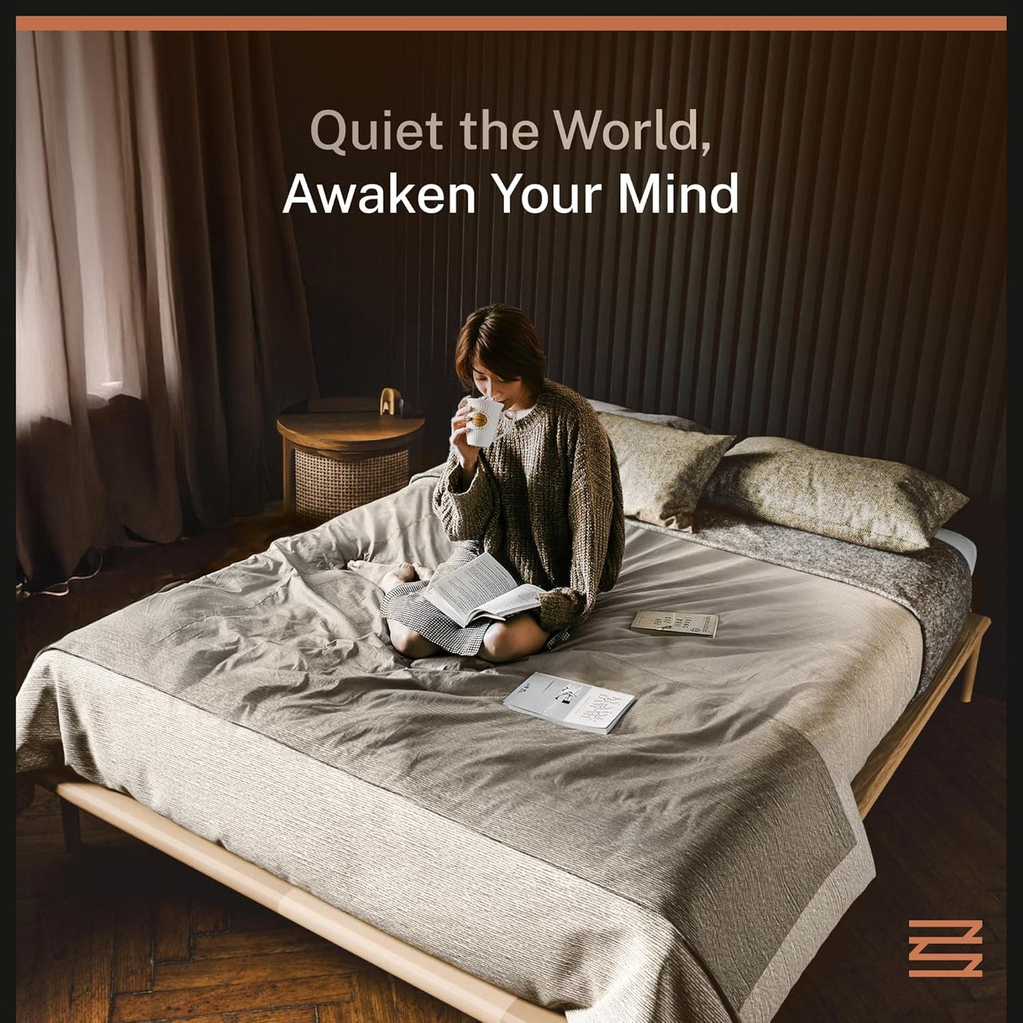 Not Just Sleek - These Wood Panels Eat Echo for Breakfast | African Ebony Wood Slat Acoustic Panels – 4PCS (94.5" x 7.9") | Sound-dampening Wall & Ceiling Panels for Stylish Noise Reduction & Décor