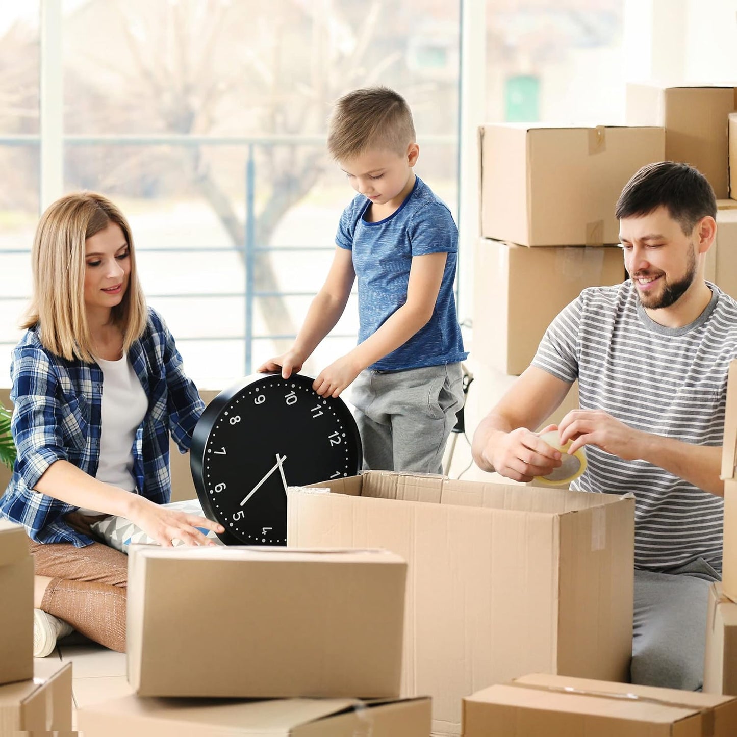 Sure-Max Premium Carton Packing Tape 1.8 mil 330 Feet (110 Yards) - Clear - 6 Rolls