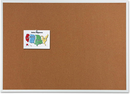 Quartet Standard Aluminum Frame Cork Bulletin Board, 60” x 36” (2305)