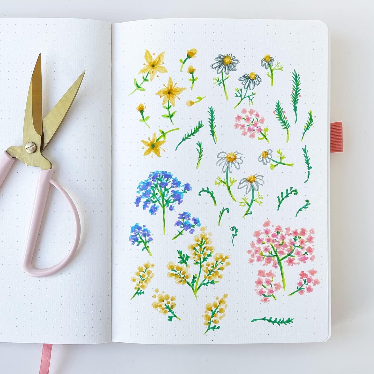 Primrosia 24 Pastel Dual Tip Markers, Fine Tip and Brush Pens. Perfect for art, illustration, drawing, calligraphy and bullet journals