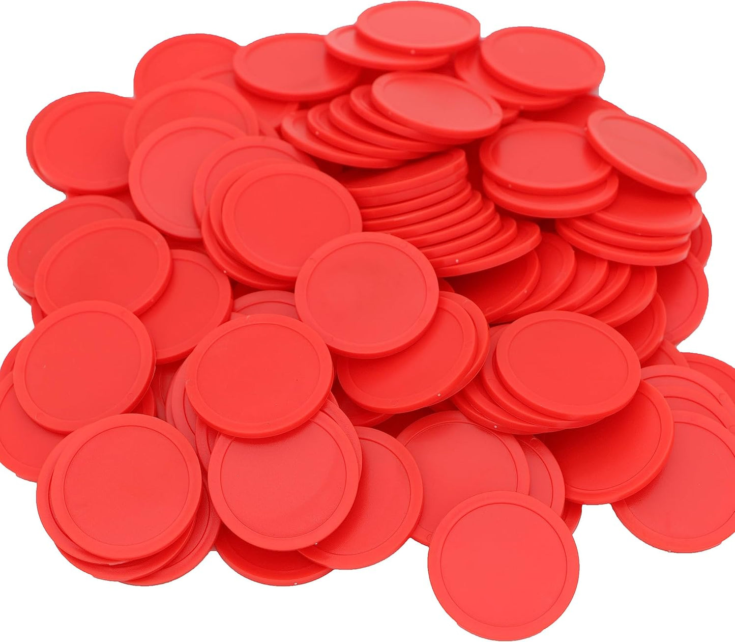 35MM/1.37-inch Box of 120 Counting Coins for Poker Chips and Game Coins (Red, 35MM/1.37-inch)