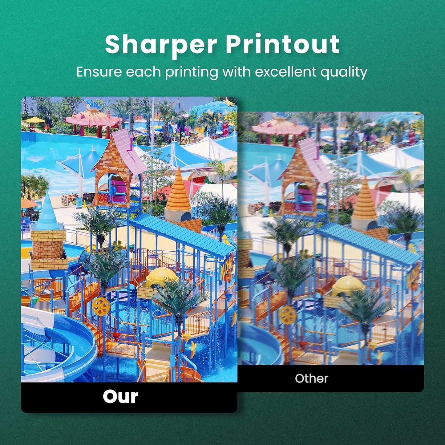 GREENBOX Remanufactured 63XL Ink Cartridge Replacement for HP OfficeJet 3830 5255 5258 Envy 4520 4512 4513 4516 DeskJet 1112 1110 3630, Black, Tri-color, 2-Pack