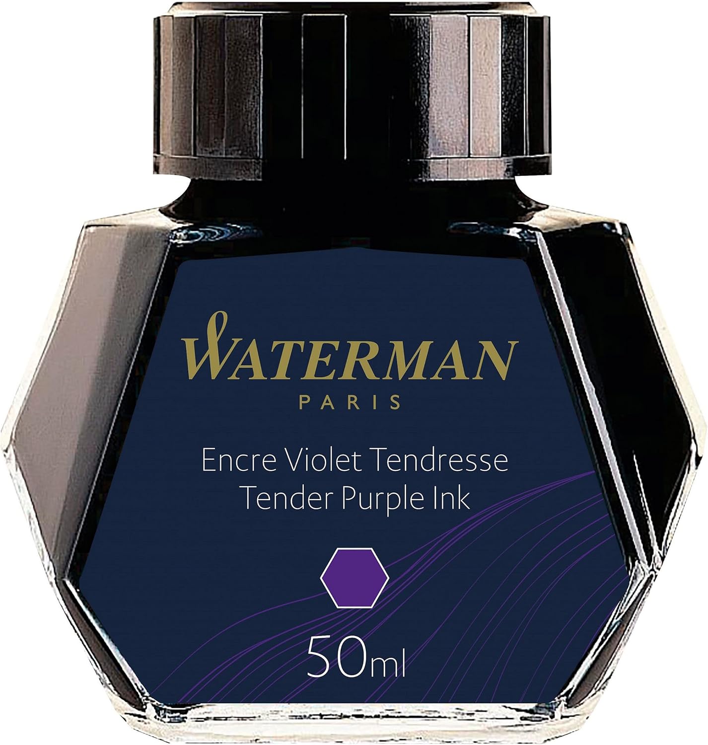 Waterman Tender Purple Fountain Pen Ink Premium Quality 50ml Bottle 1.69 Fl Oz (Pack of 1)