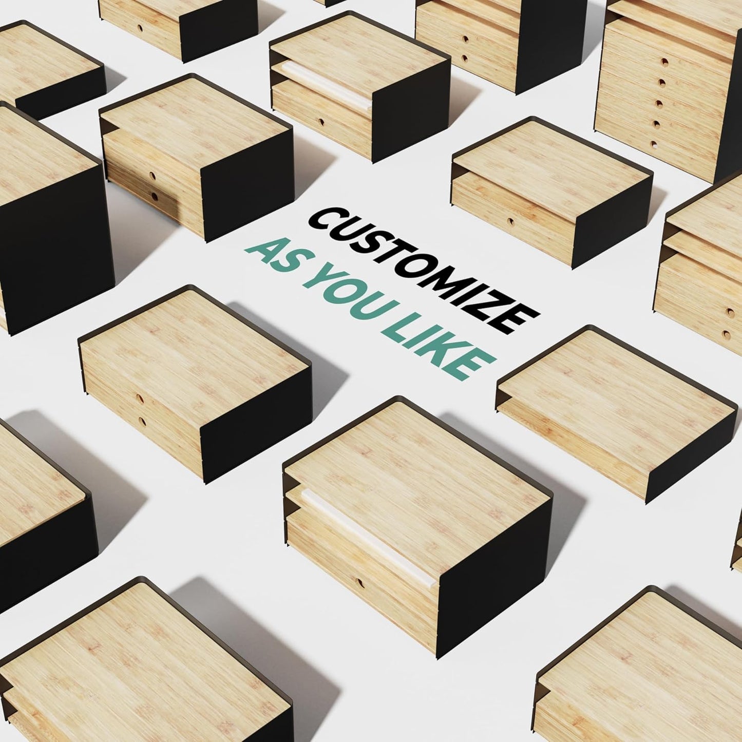 DesktopOrganizer-1drawer Prosumer's Choice Desk Paper Organizer Tray Wood - Ideal Solution and Size for Clean Desktop Setup - Suitable Desktop Organizer, Dimensions: 1.6 'H',12.5 'L',8.8'W'