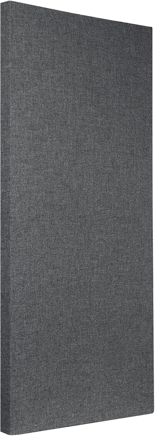 ATS Acoustics Sound Absorbing Acoustic Panel Fire Rated Professional Studio Quality 24" x 48" x 2" (Charcoal)