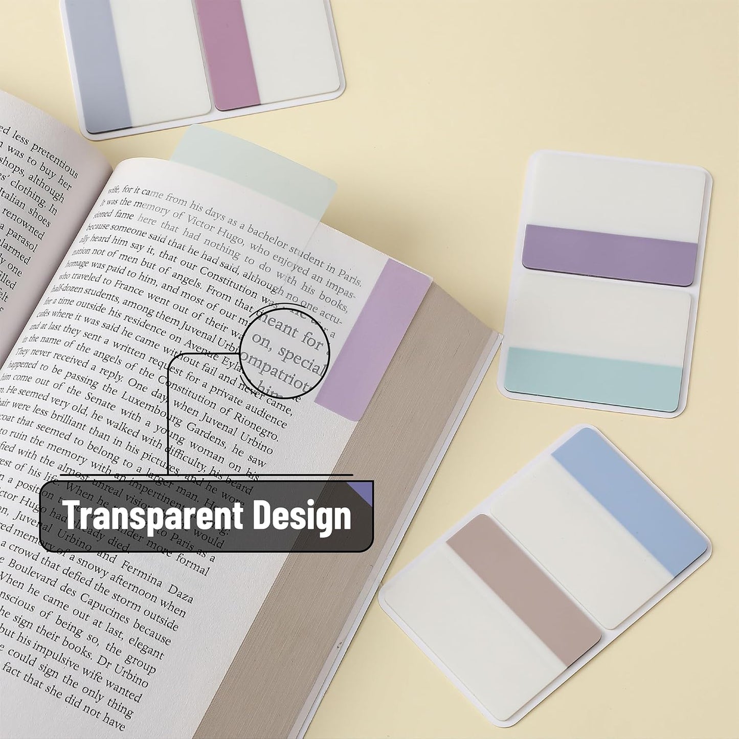 Mr. Pen- Sticky Index Tabs, 500 Pcs, 21 Sets, Colorful Sticky Tabs for Notebooks, Page Markers, Page Tabs for Binders, Page Tabs Sticky Tabs for Books, Notebook Tabs, Book Sticky Tabs for Notebooks