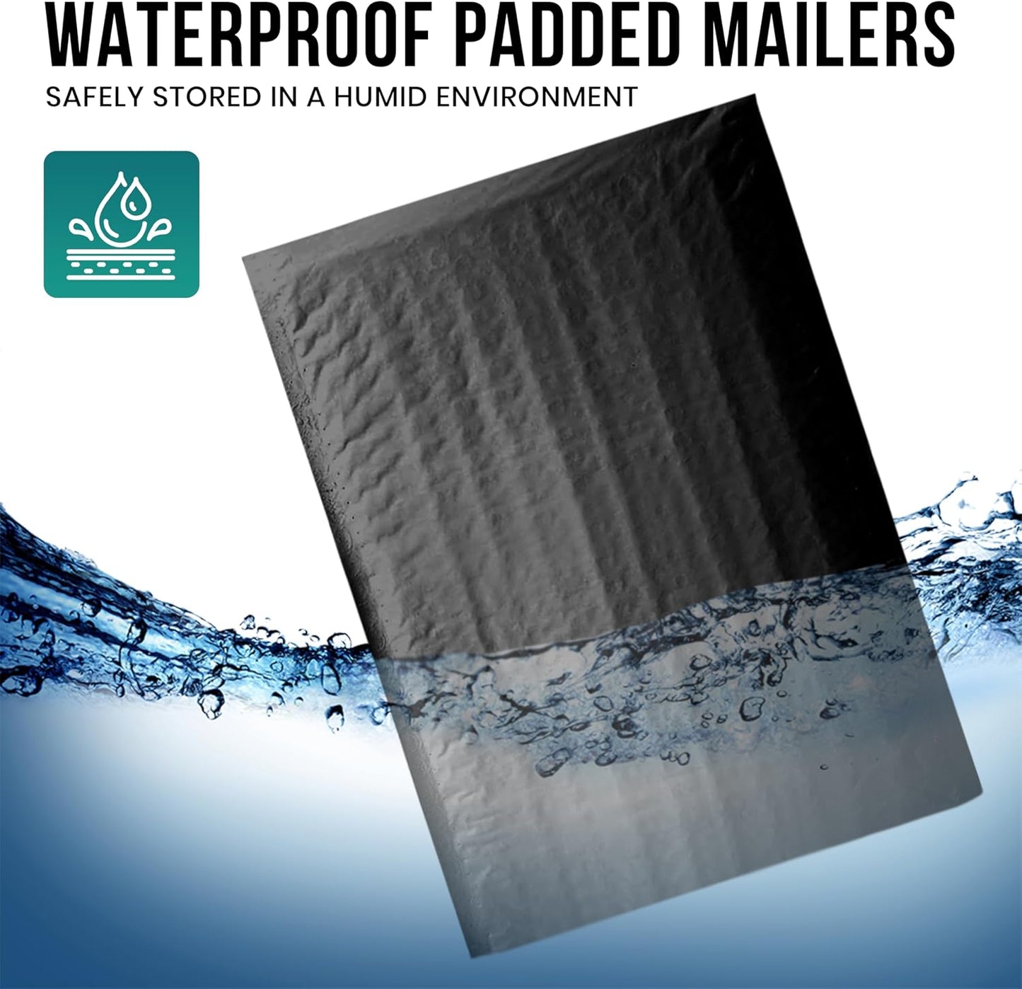 Levex - #0000 4" x 6" [10 Pack] Black Poly Bubble Mailers, Padded Envelope Mailers, Packing Envelope & Mailing Bags for Shipping