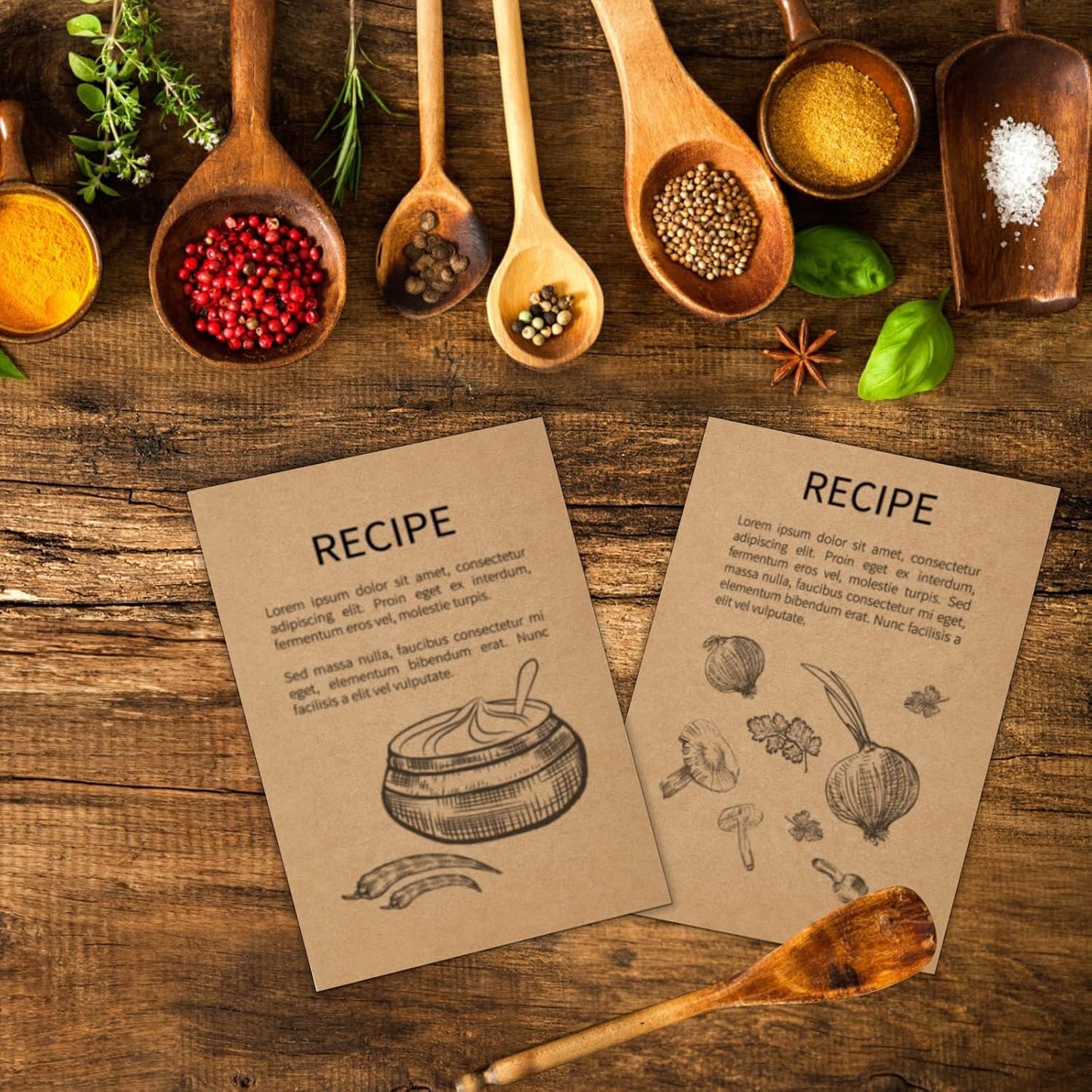 Brown Craft Cardstock 4x6 Blank Cards，Goefun 100 Pack 80lb Unruled Index Cards for Invitations, Business, Greetings, DIY