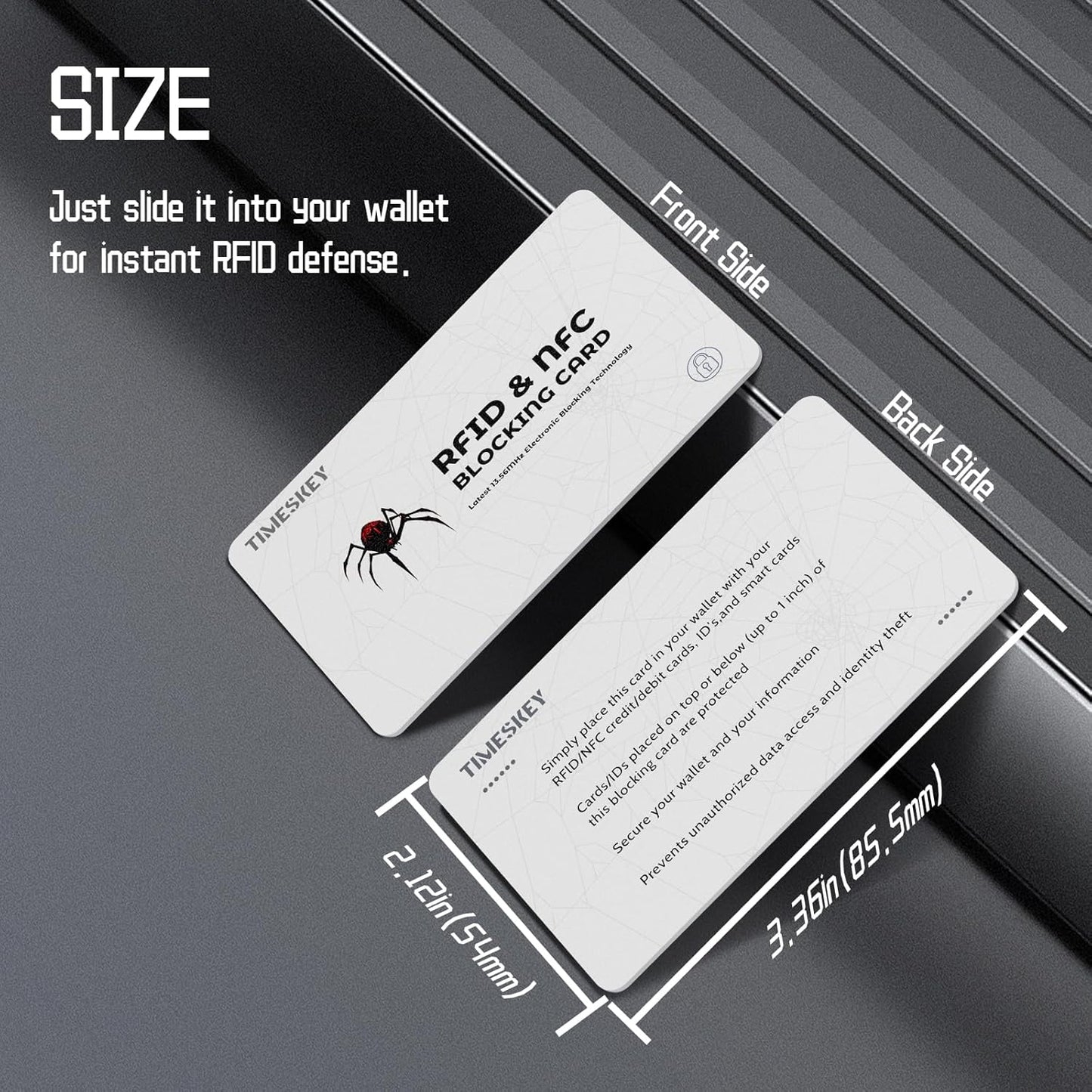 RFID Blocking Cards - 6 Pack Credit Card Protector for Wallet,Shields ID/Credit Card/Passport from Skimming