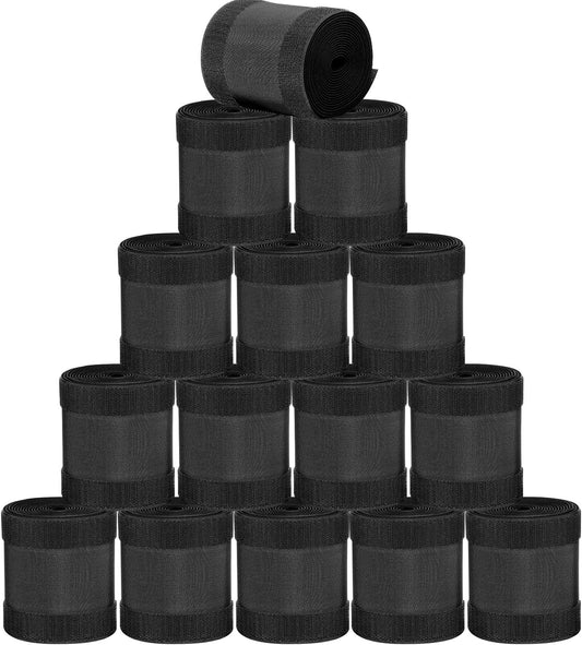 WILLBOND Carpet Cord Cover Cable Grip Floor Cover Cable Protector Management Only for Commercial Office Carpet(Black,147.64 ft)