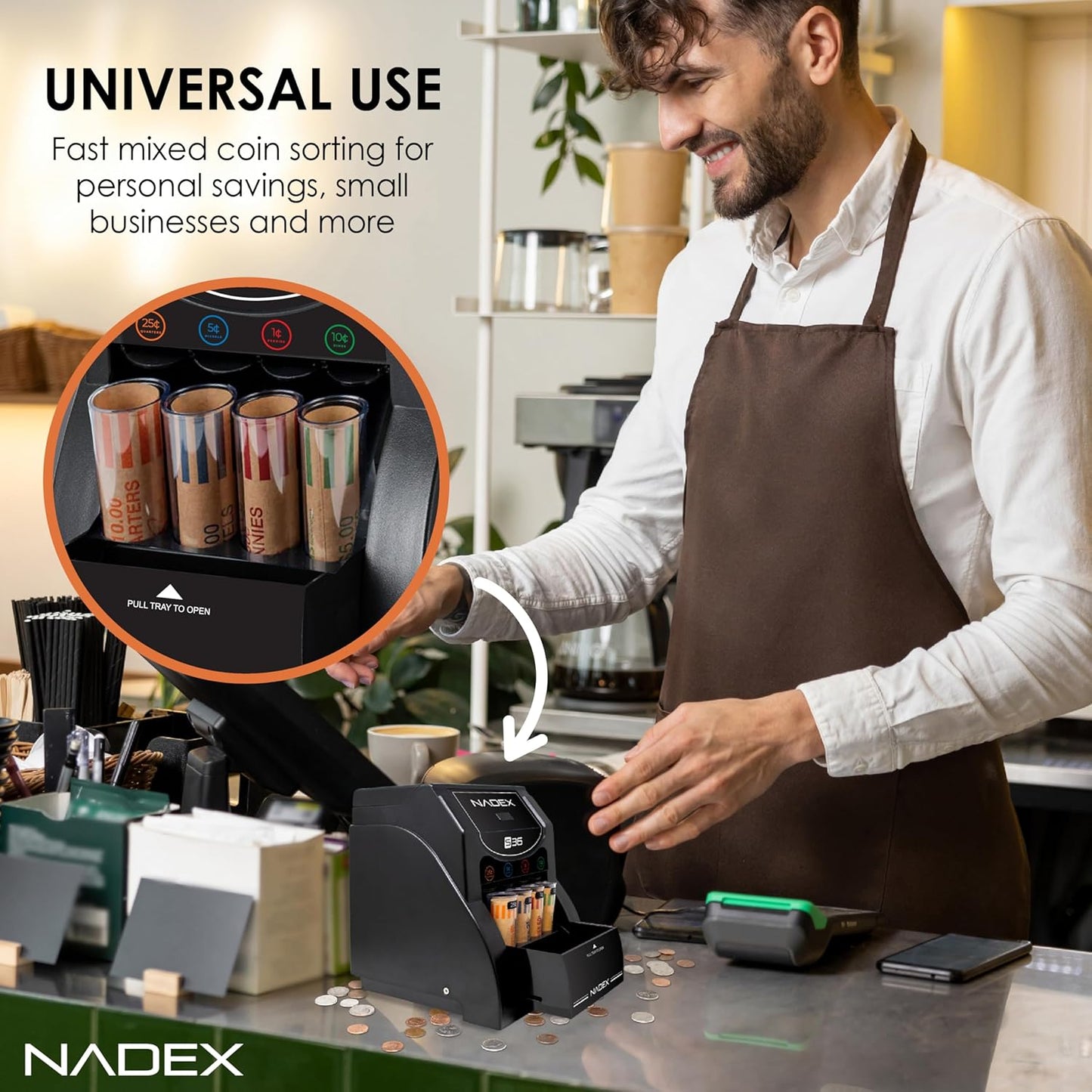 Nadex 36SR Coin Sorter