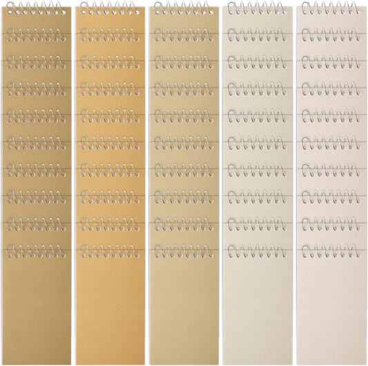 Teling 50 Pcs Spiral Graph Paper Memo Pads Bulk 3x5 Inch Small Note Pads Top Spiral Pocket Graph Notebook 75 Pages Mini Grid Steno Notepads for Writing Sketching Drawing School Office Work Supplies