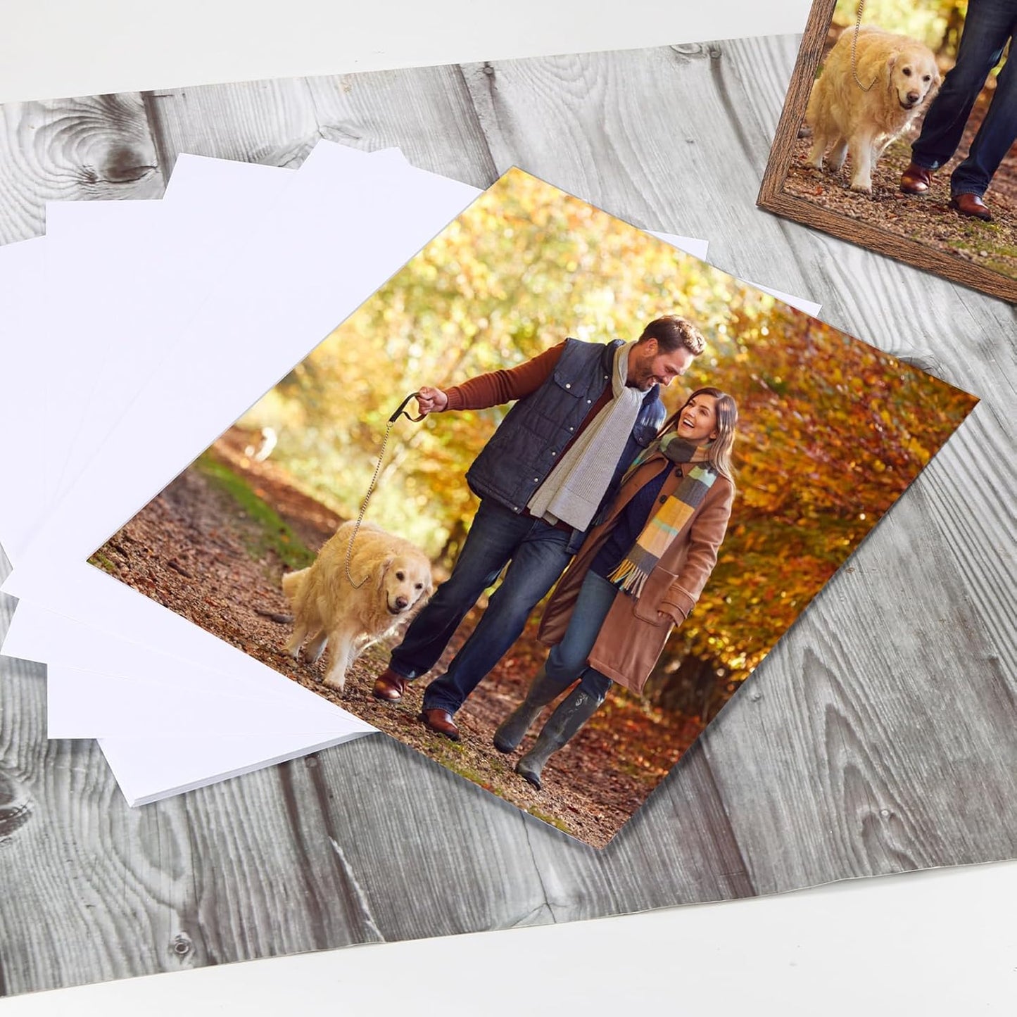 ZBEIVAN 11x14 Photo Paper, Glossy Photo Papers 25 Sheets, 11 x 14 Inkjet Printer Photo Paper for Dye Ink, 200 GSM