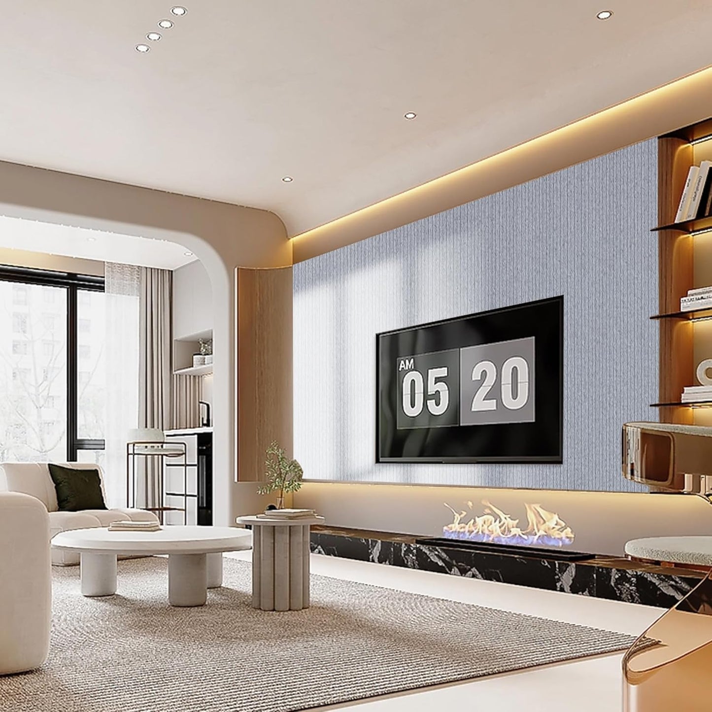 Acoustic Panels,10 Pack Sound Panels Noise Reducing for Walls,48"x24"x0.4" Soundproof Wall Panels,High-Density Acoustic Wall Panels,Decorative Wall Sound Absorbing Panel,Silver Gray