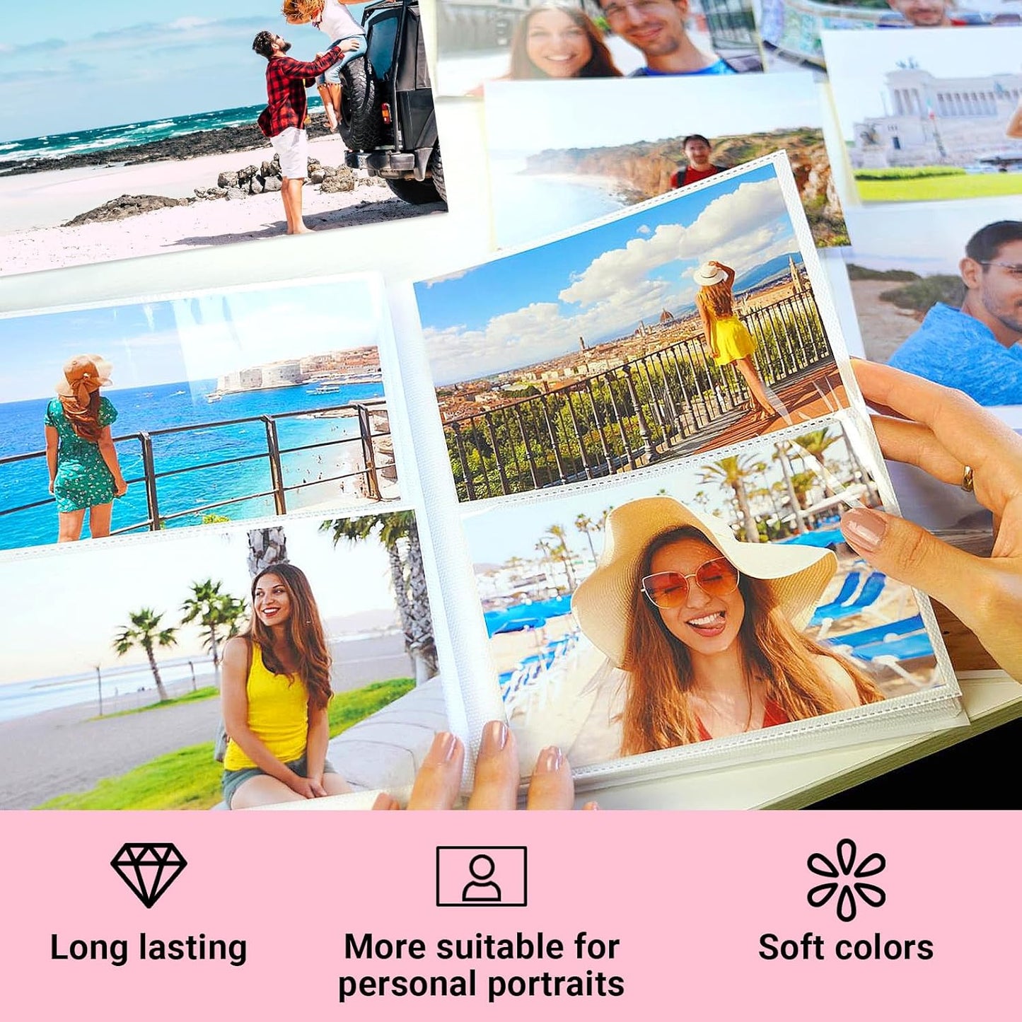 TECKWRAP Matte Photo Paper 8.5" x 11" - 69lb Photo Paper for Inkjet Printer Paper, Ideal for Portrait Photography, 20 Sheets, Smudge-Proof