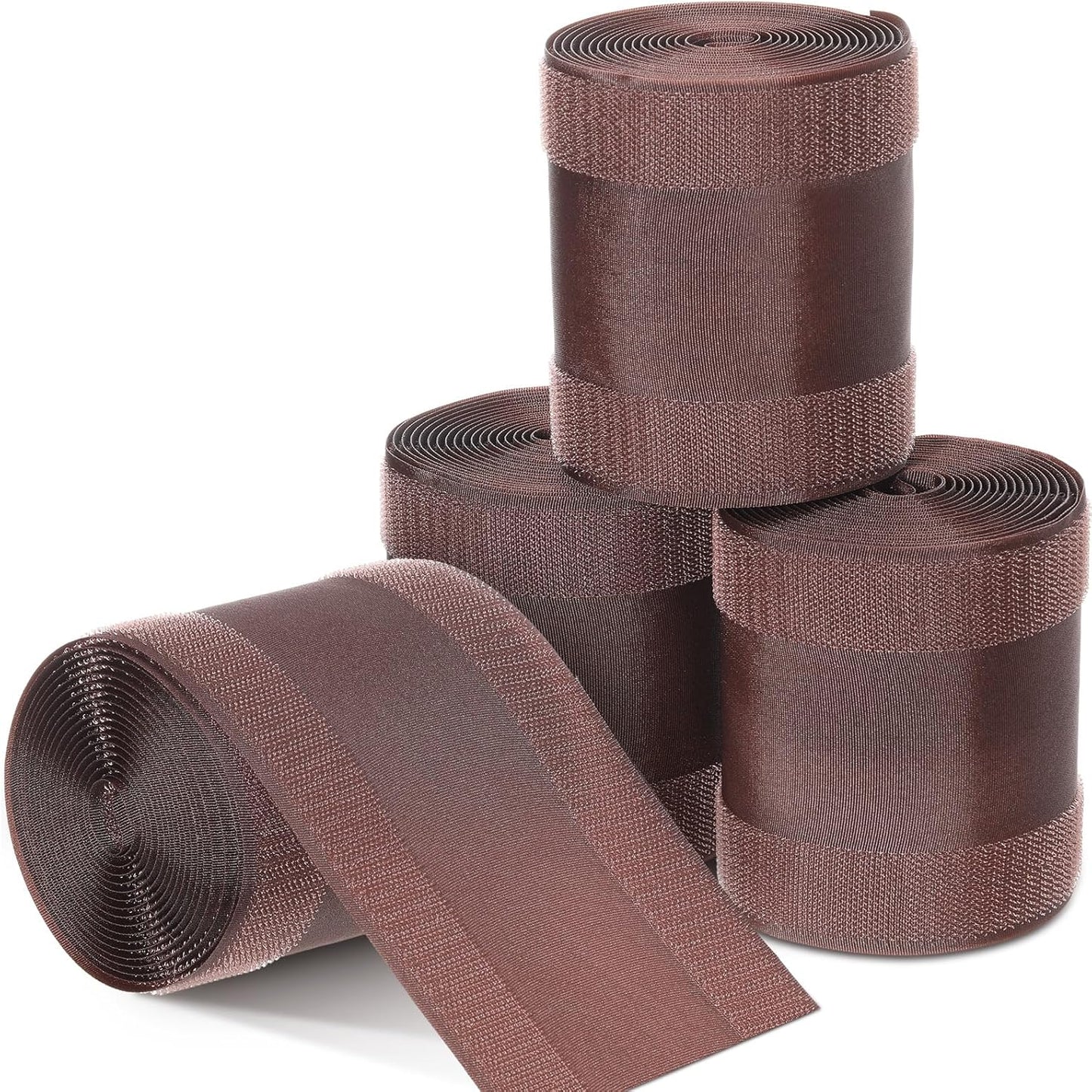 WILLBOND Grip Floor Cable Cover Cords Protector Management Only for Commercial Office Carpet(39.37 ft,Brown)