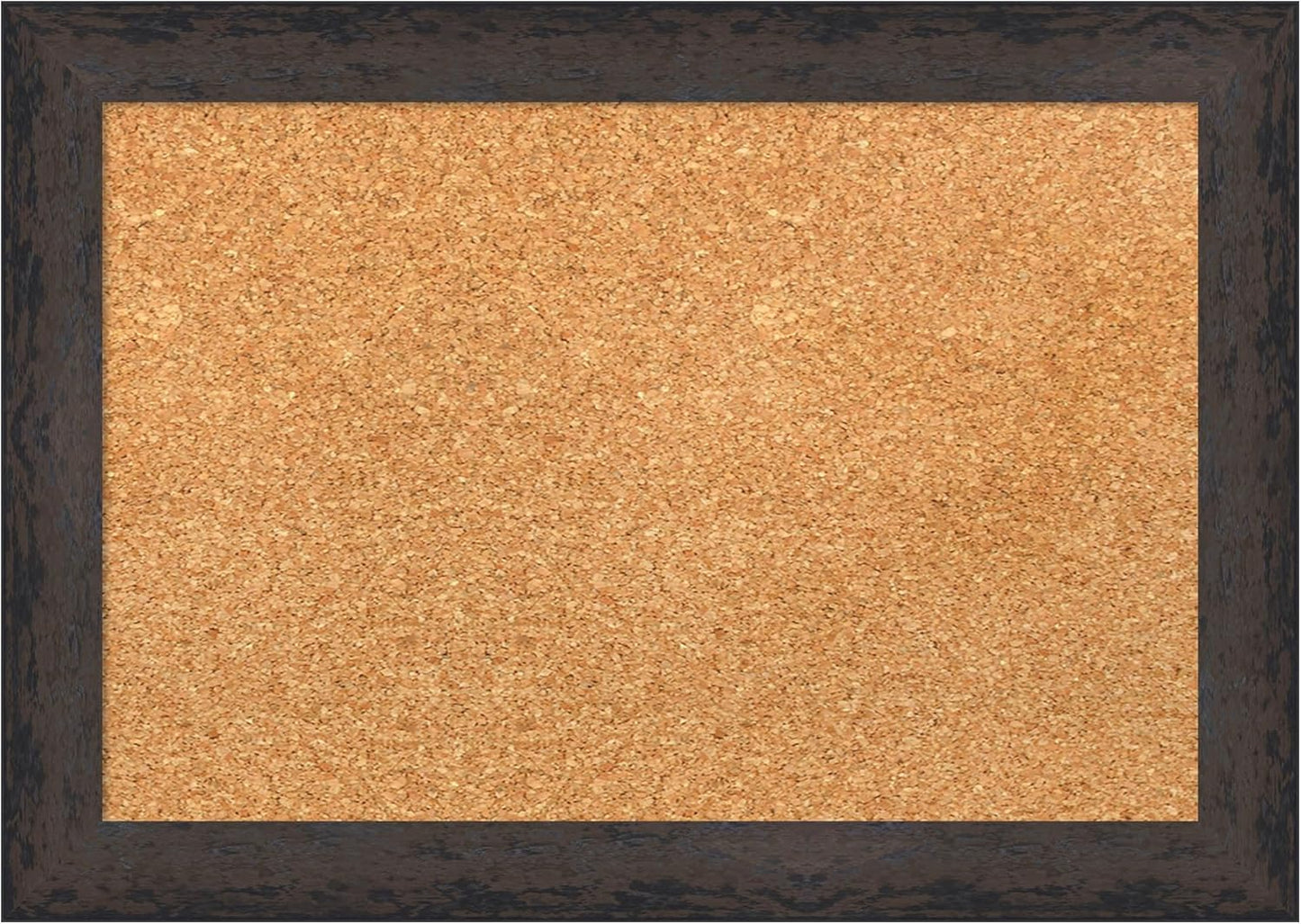 Amanti Art Natural Cork Board for Wall, 15x21 Vision Board with Black Wood Frame, Small Corkboard Office Decor for Home Organization, Modern Corkboard Pinboard to Display Items for Home Organization