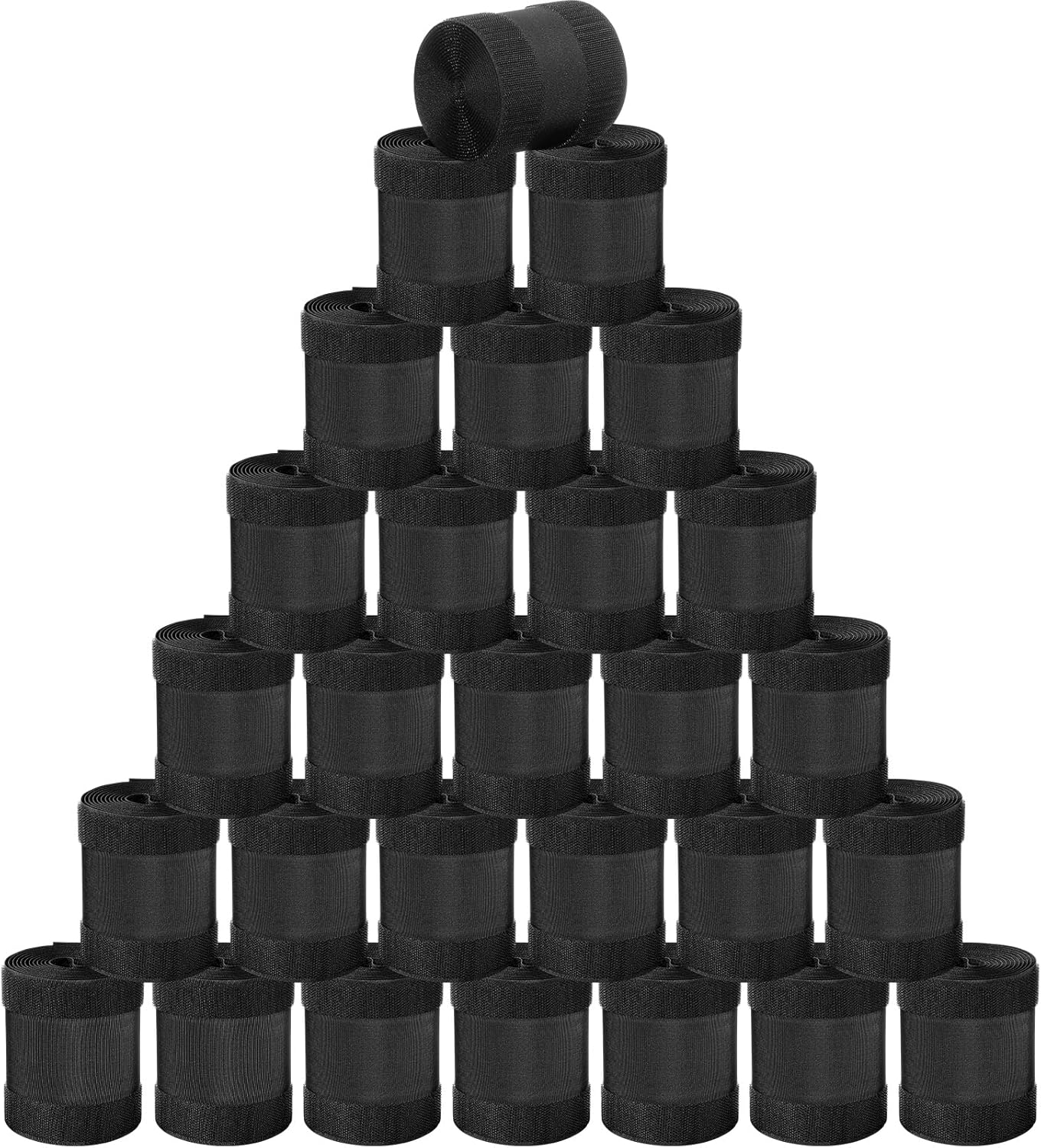 WILLBOND Cable Grip Floor Cable Cover Cords Cable Protector Cable Management Only for Commercial Office Carpet (Black,295.28 ft)