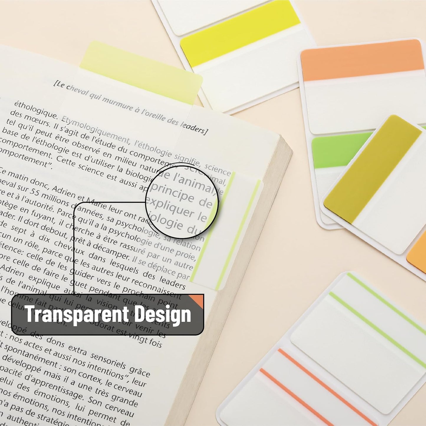 Mr. Pen Sticky Index Tabs - 500 Pcs, 21 Sets, Colorful Page Markers for Binders, Books, & Notebooks