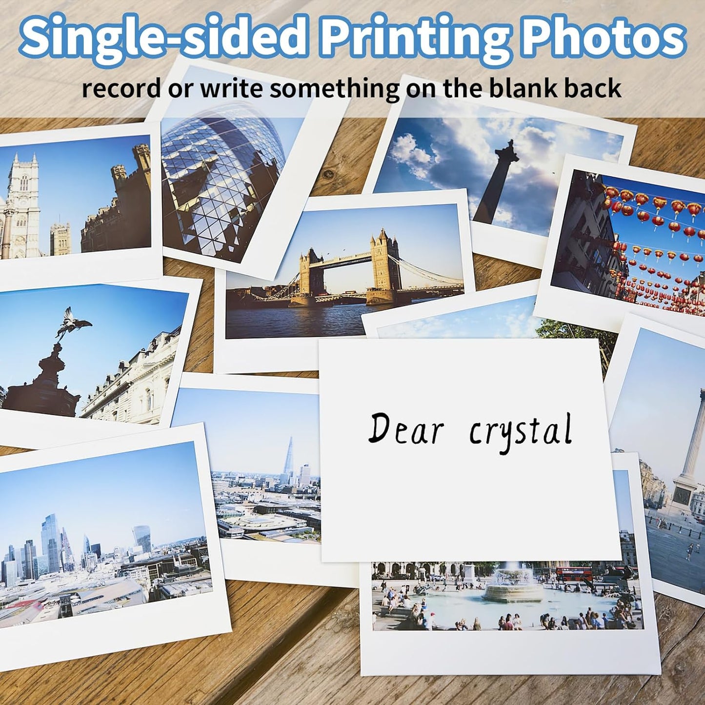 Glossy Photo Paper 8 x 10 inches, 30 Sheets Inkjet Photo Printer Paper, Instant Dry Picture Paper for DIY Chip Bag, Flyers, Cards, Calendars and Brochures(180gsm/48lb)