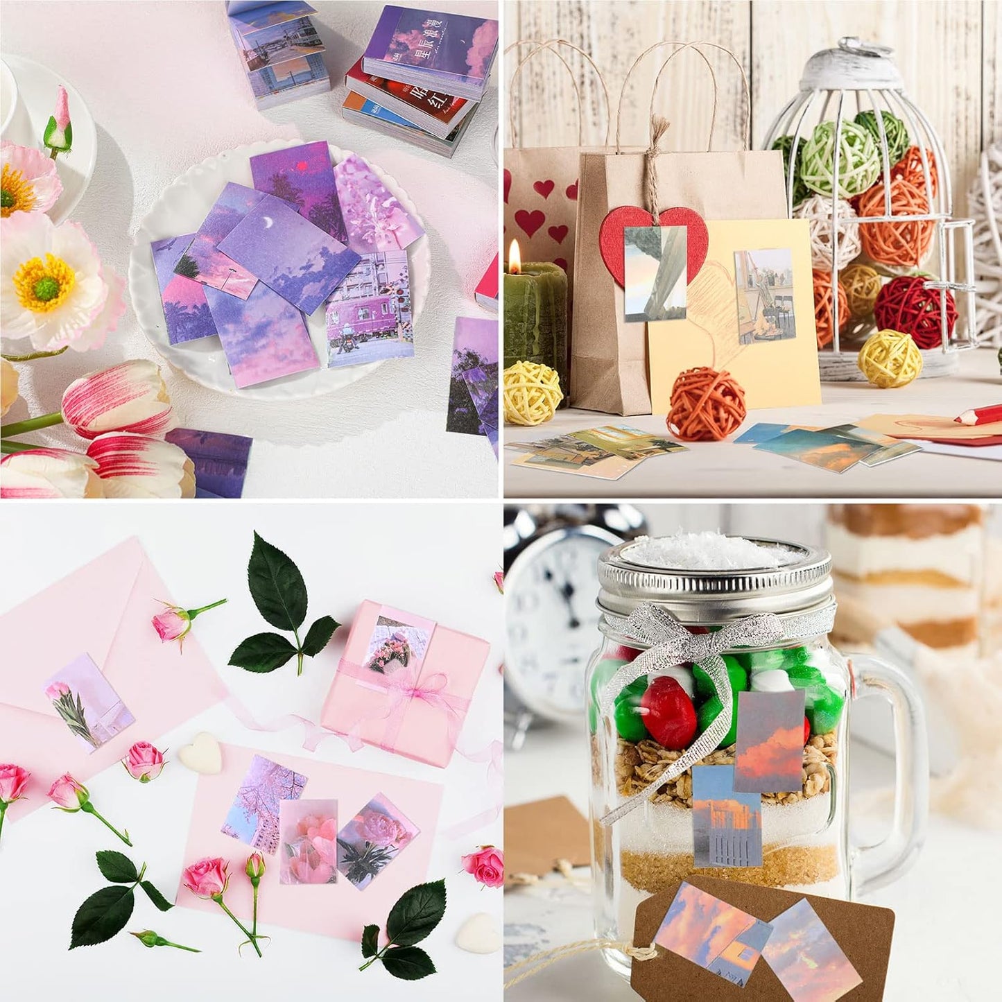 12 Set 600 Sheets Washi Sticker Set Quote Stickers for Scrapbooking Aesthetic Journaling Sticker Vintage Cute Washi Paper Sticker for Journaling Diary Planner Supplies (Classic Style)