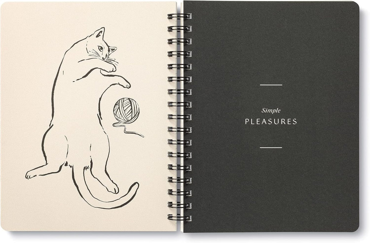 Compendium Spiral Notebook - Wild at Heart — A Designer Spiral Notebook with 192 Lined Pages, College Ruled, 7.5”W x 9.25”H