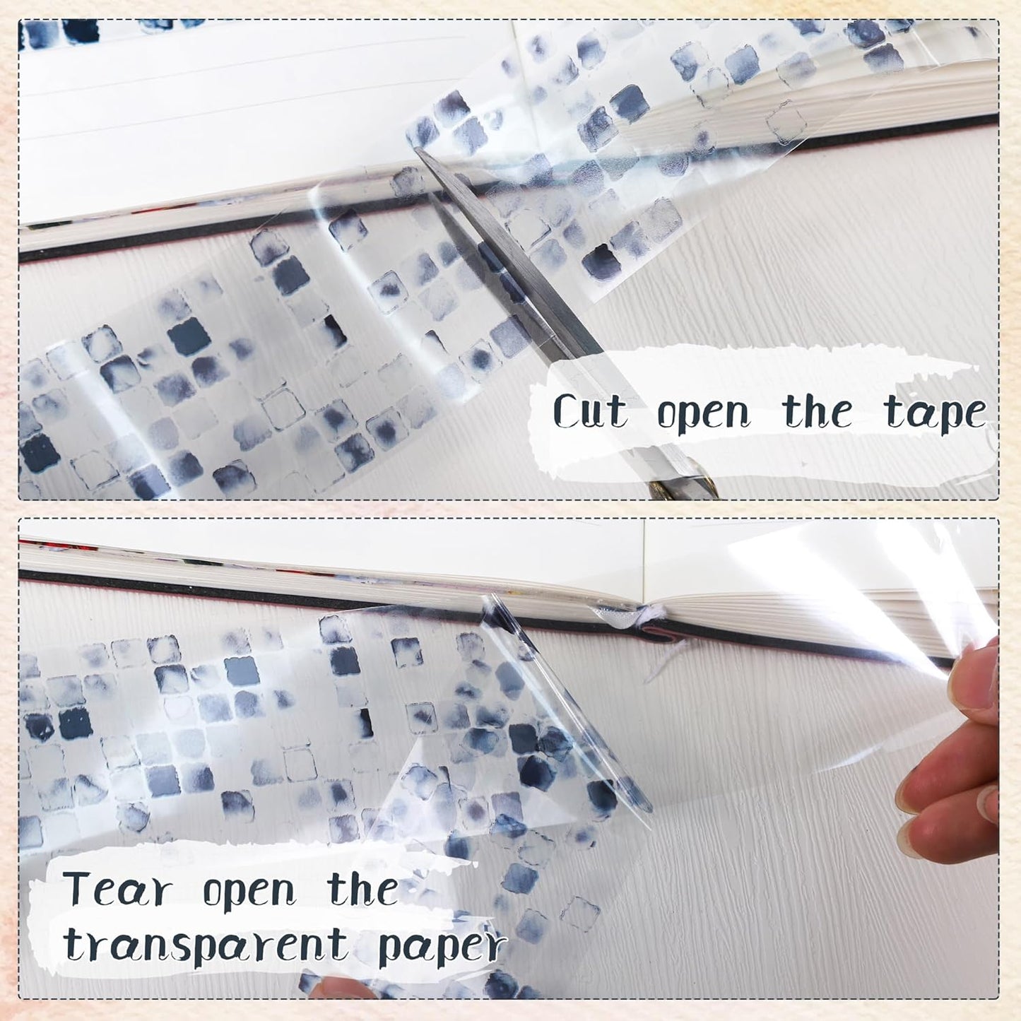 PET Tape for Journal Scrapbooking - Grey Black White Journal PET Tape Scrapbook Supplies, Notebook Scrapbook Bottle Crafts Decor