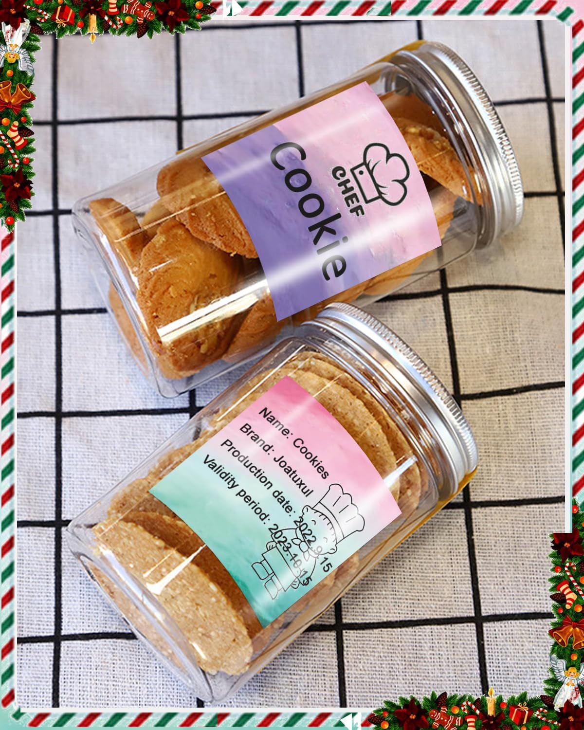 2''×2'' Square Thermal Sticker Labels, Self-Adhesive 2 Inch Direct Thermal Labels, Multi-Purpose Sticker for DIY Logo Design,Name Tag,QR Code, 500 Labels/1 Roll, Nebula