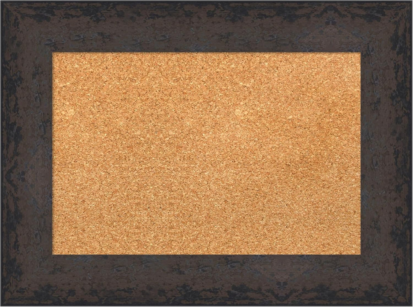 Amanti Art Natural Cork Board for Wall, 17x23 Vision Board with Black Wood Frame, Small Corkboard Office Decor for Home Organization, Modern Corkboard Pinboard to Display Items for Home Organization