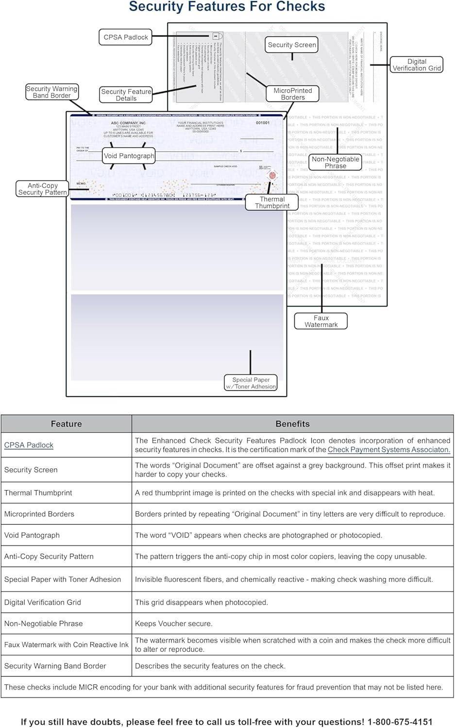 Burgundy High Security Checks on Top Compatible w/QB accounting software - Custom Computer Checks on Top (500)