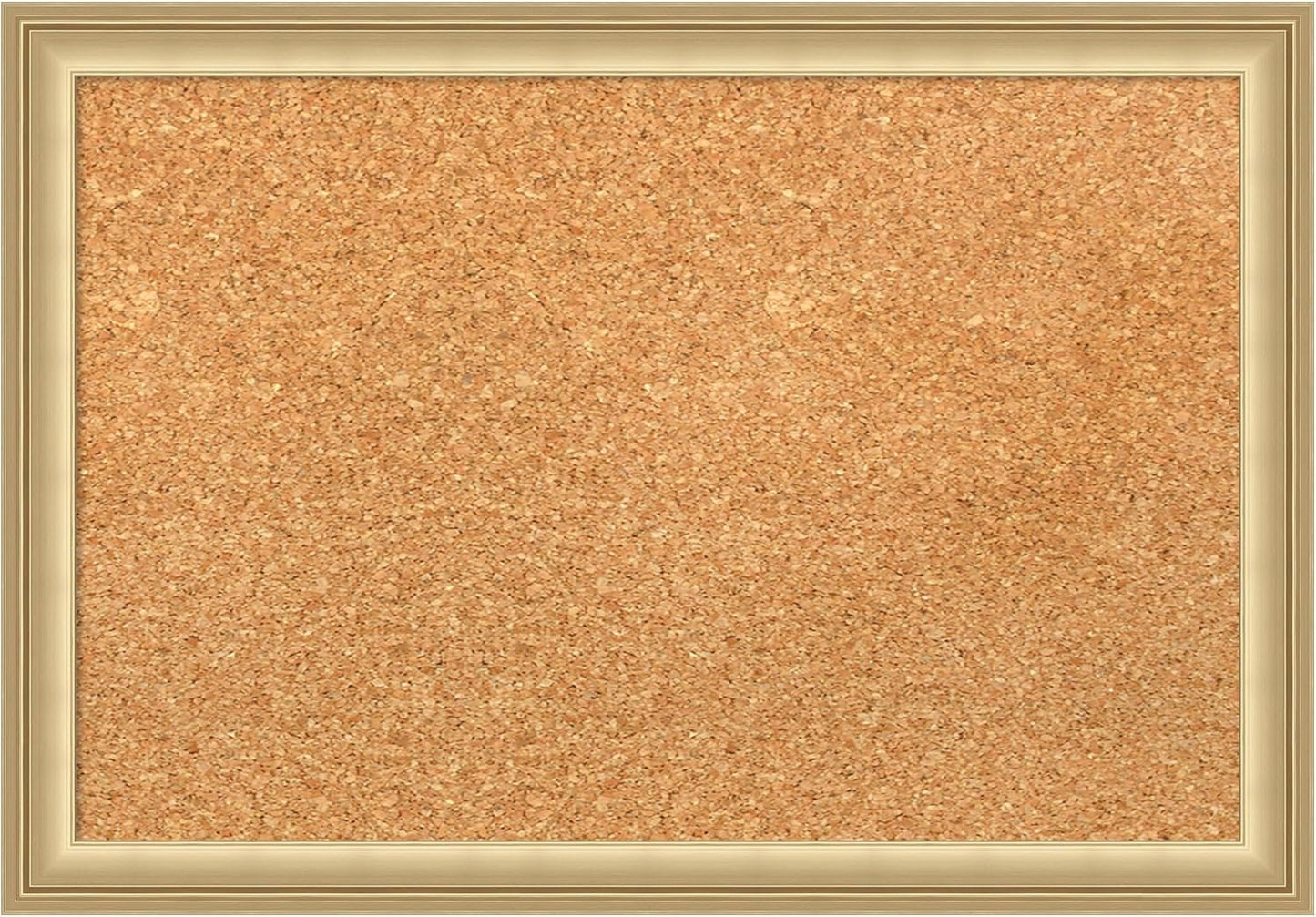 Amanti Art Natural Cork Board for Wall, 14x20 Vision Board with Gold Frame, Small Corkboard Office Decor for Home Organization, Casual Corkboard Pinboard to Display Items for Home Organization in