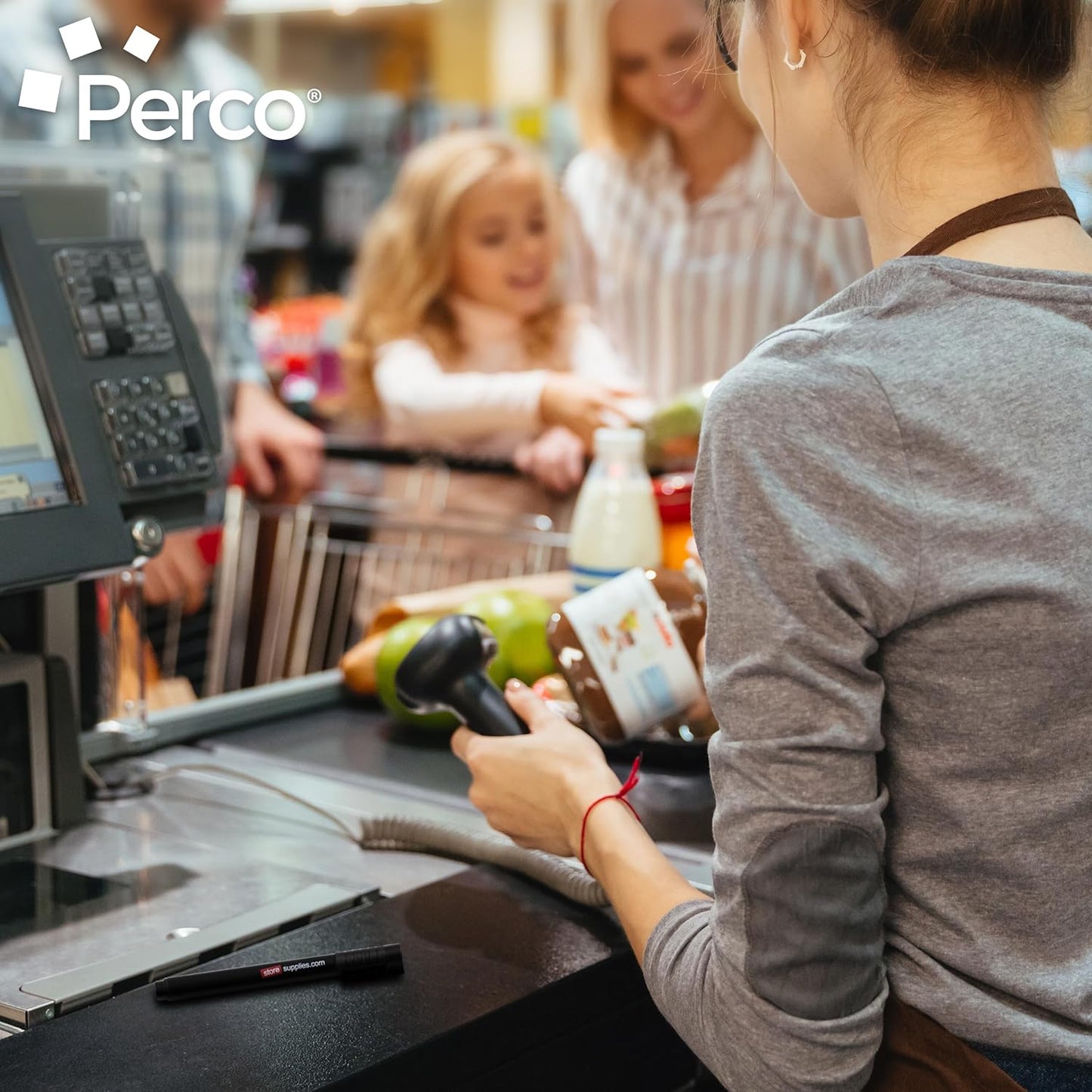 Perco Counterfeit Money Detector Pen (2 Pack) - Easy to Use and Reliable Universal Currency Fake Bill Checker for Personal & Commercial Use - Ensures Authenticity & Prevents Fraud