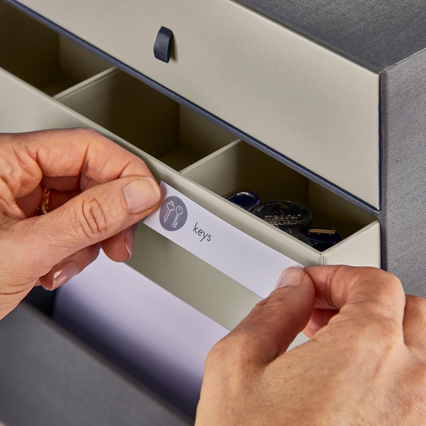 Savor | All-in-One Desk Organizer | Slate Gray – Keep Desk, Office, and Home Organized All-In-One Storage System for Important Files, Documents, Stationery, and Office Supplies