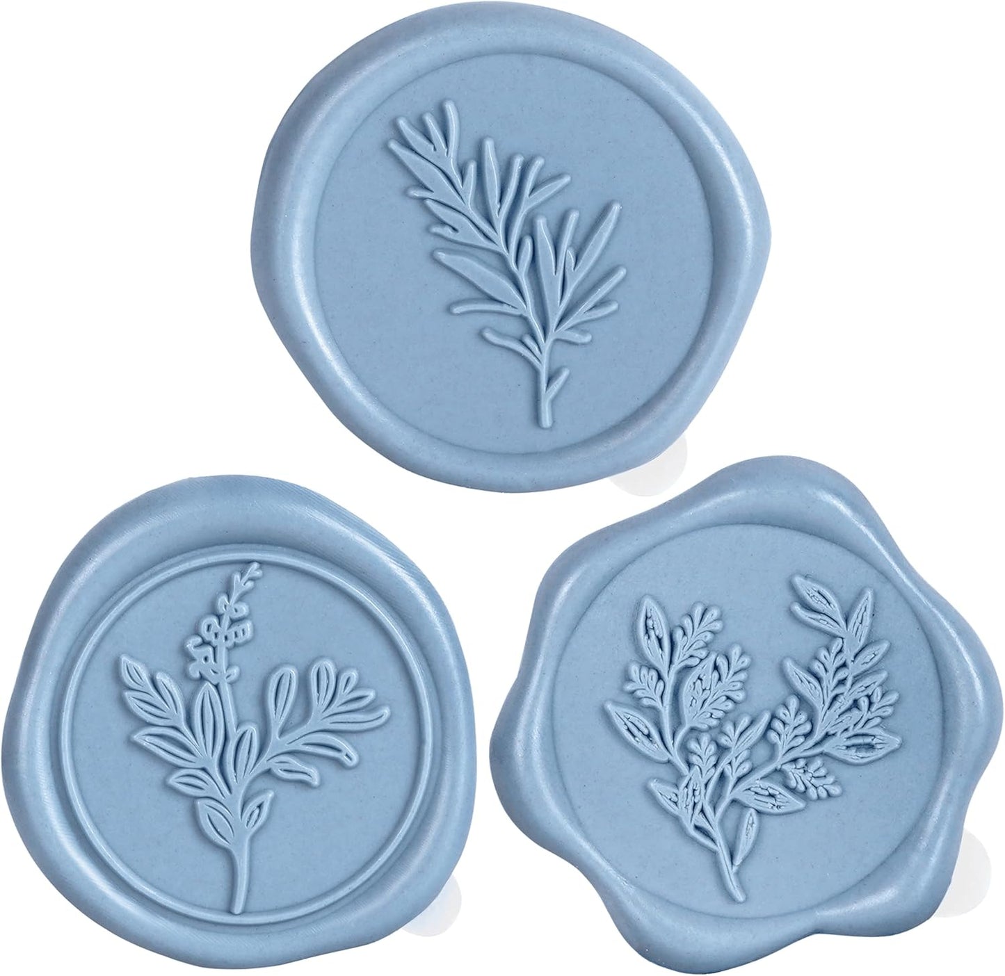 Wax Seal Stickers (60 Pcs, 3 Designs in 1 Pack) Premium Envelope Seal Stickers for Wedding Invitation Envelopes, Adhesive Wax Seals, Perfect for Seating Chart, Gift Wrapping