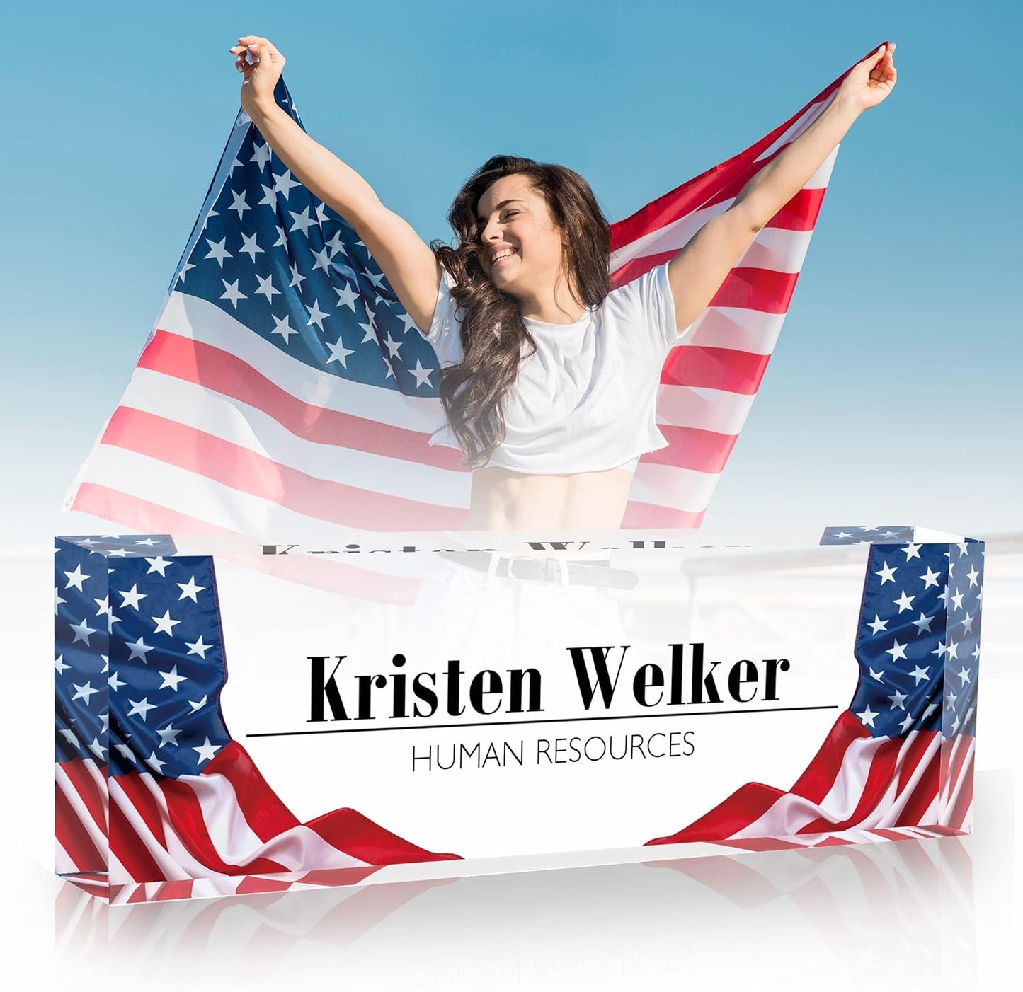 Custom Acrylic Name Plate | Personalized Boss Employee Appreciation Gift